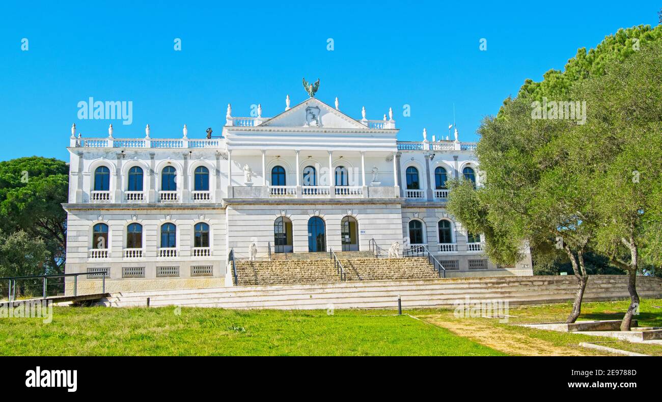 Palace of Acebron in Doñana National Park, El Rocío, Huelva, Andalusia, Spain Stock Photo