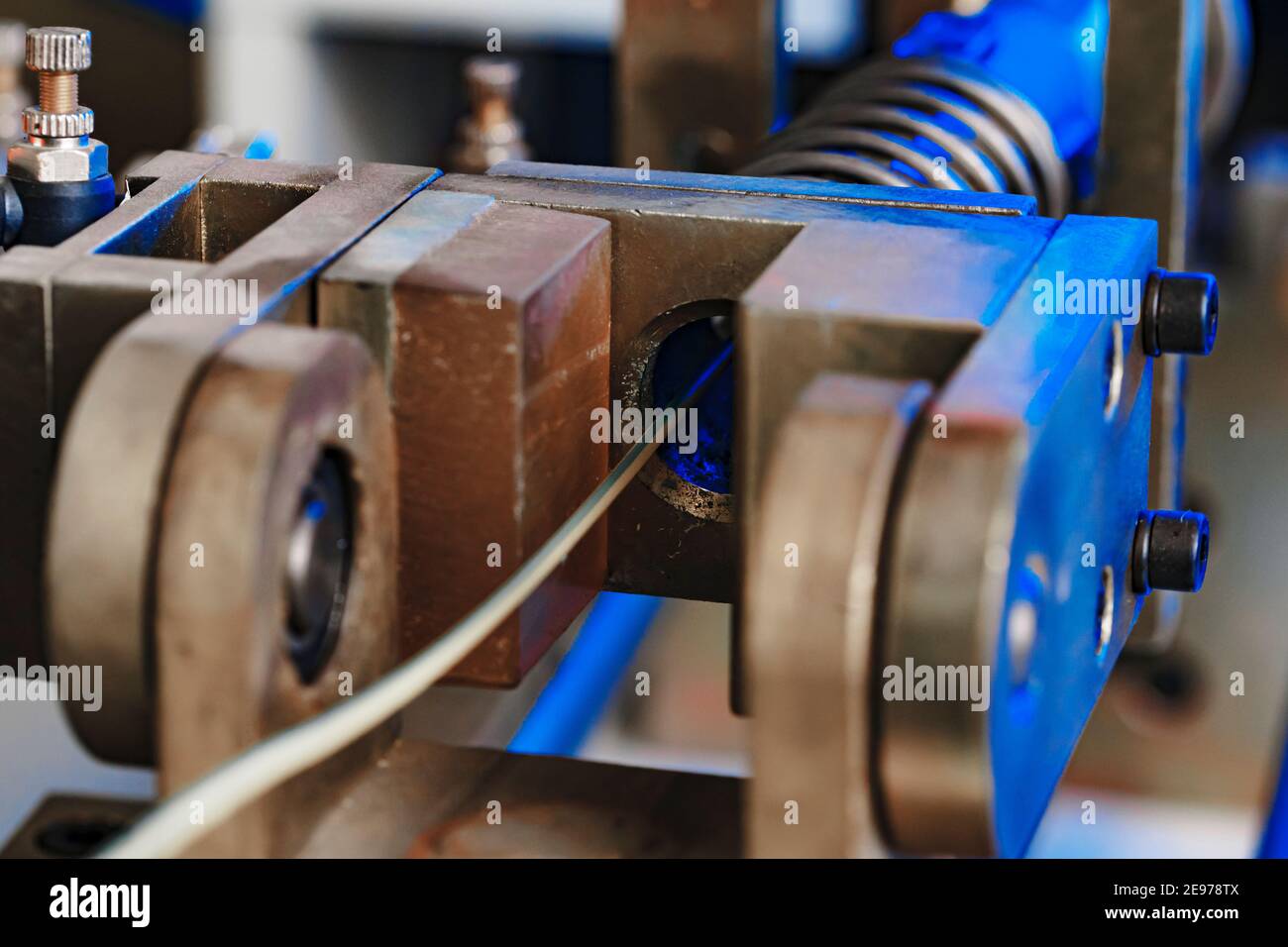 Process of cable production in a factory Stock Photo Alamy