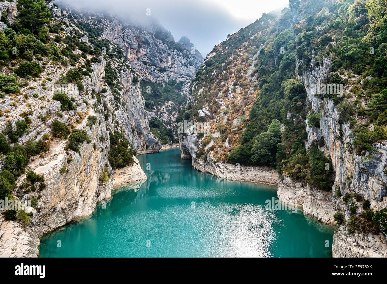 Verdon Gorge, Gorges du Verdon, amazing landscape of the famous canyon ...