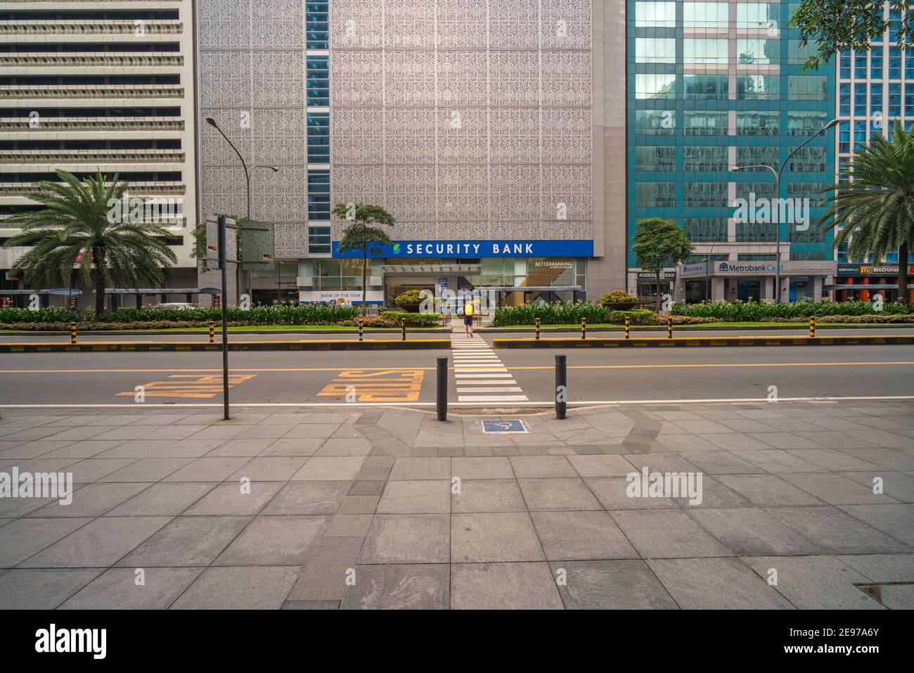 Makati, Metro Manila, Philippines August 2018 Vertical photo of