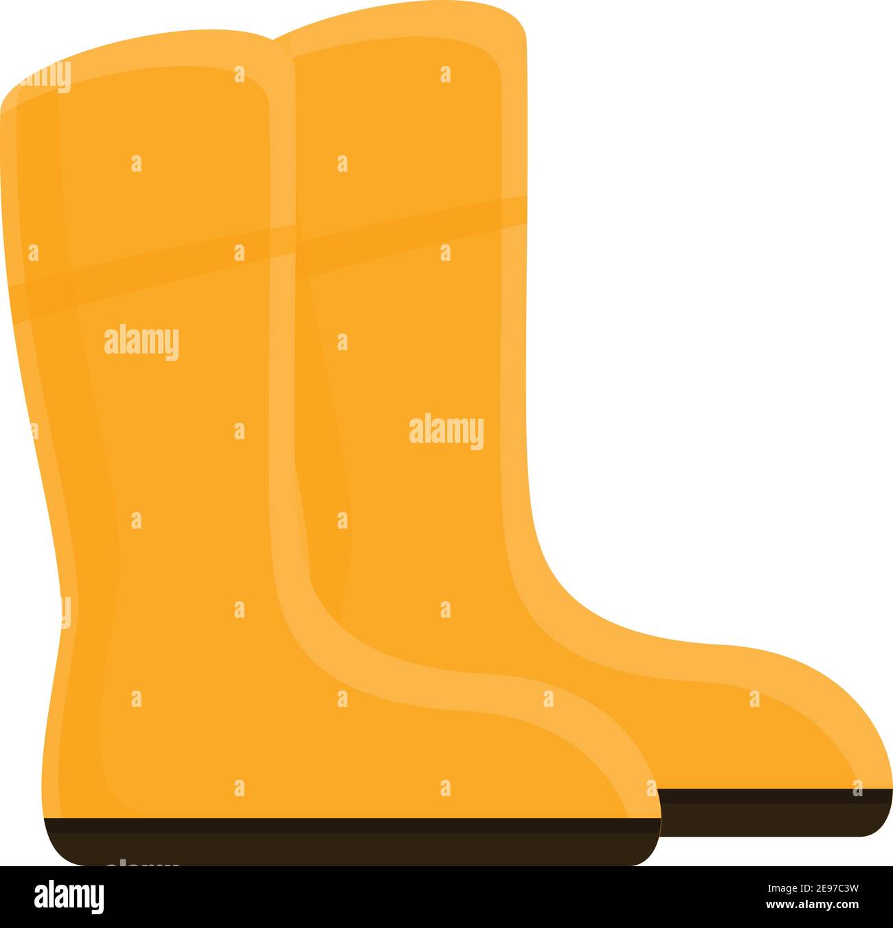 Construction boots icon. Cartoon of construction boots vector icon for