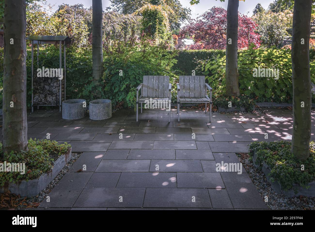 Appeltern, The Netherlands, July 30, 2020: Appeltern Gardens in the Netherlands is an opportunity to meet fresh and creative ideas in the field of gar Stock Photo