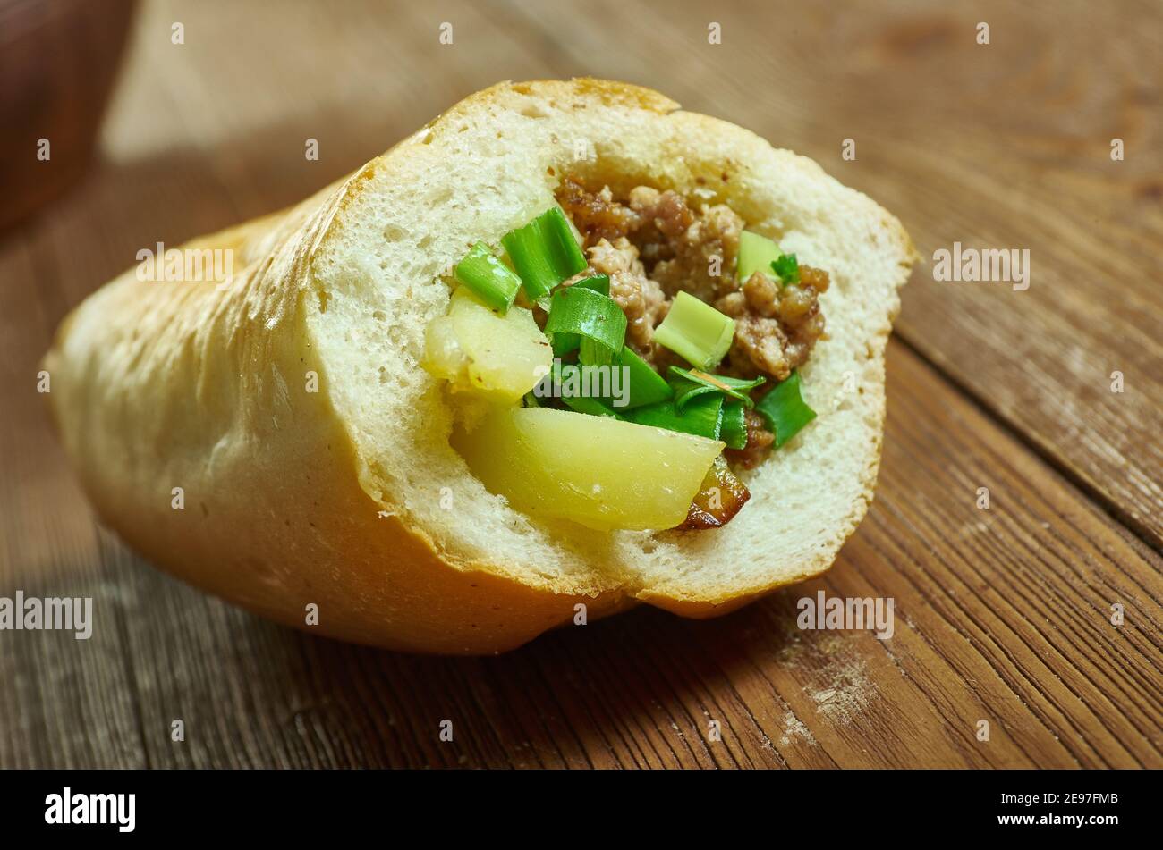 Spatlo South African sandwich popular in all Provinces of South