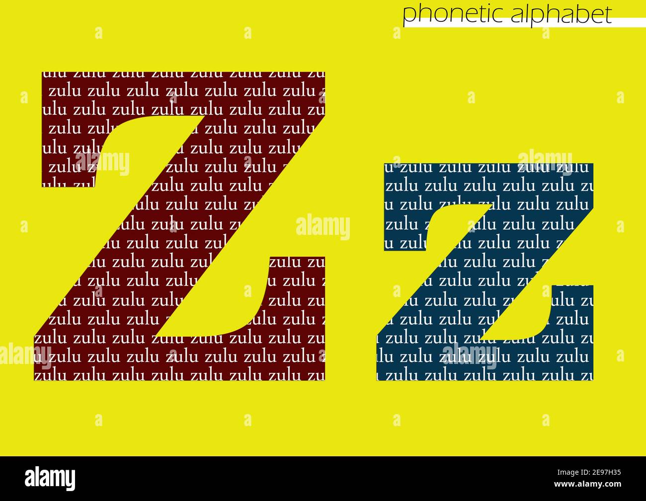 Z Zulu 3d Illustration Phonetic Alphabet Design For Decoration With Bright Color Stock Photo Alamy
