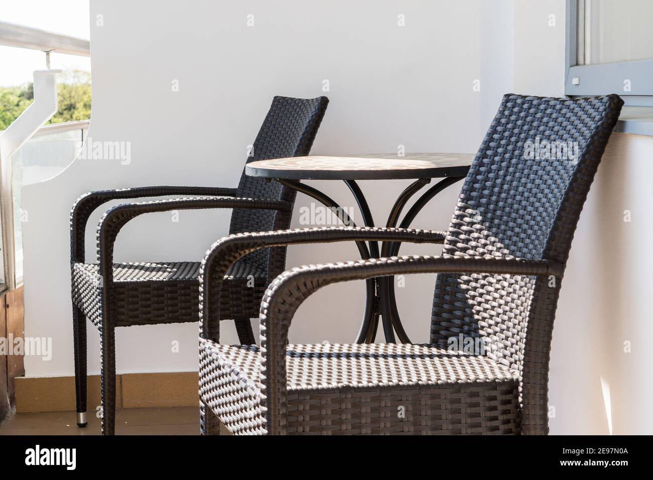 Two easy chairs hi-res stock photography and images - Alamy