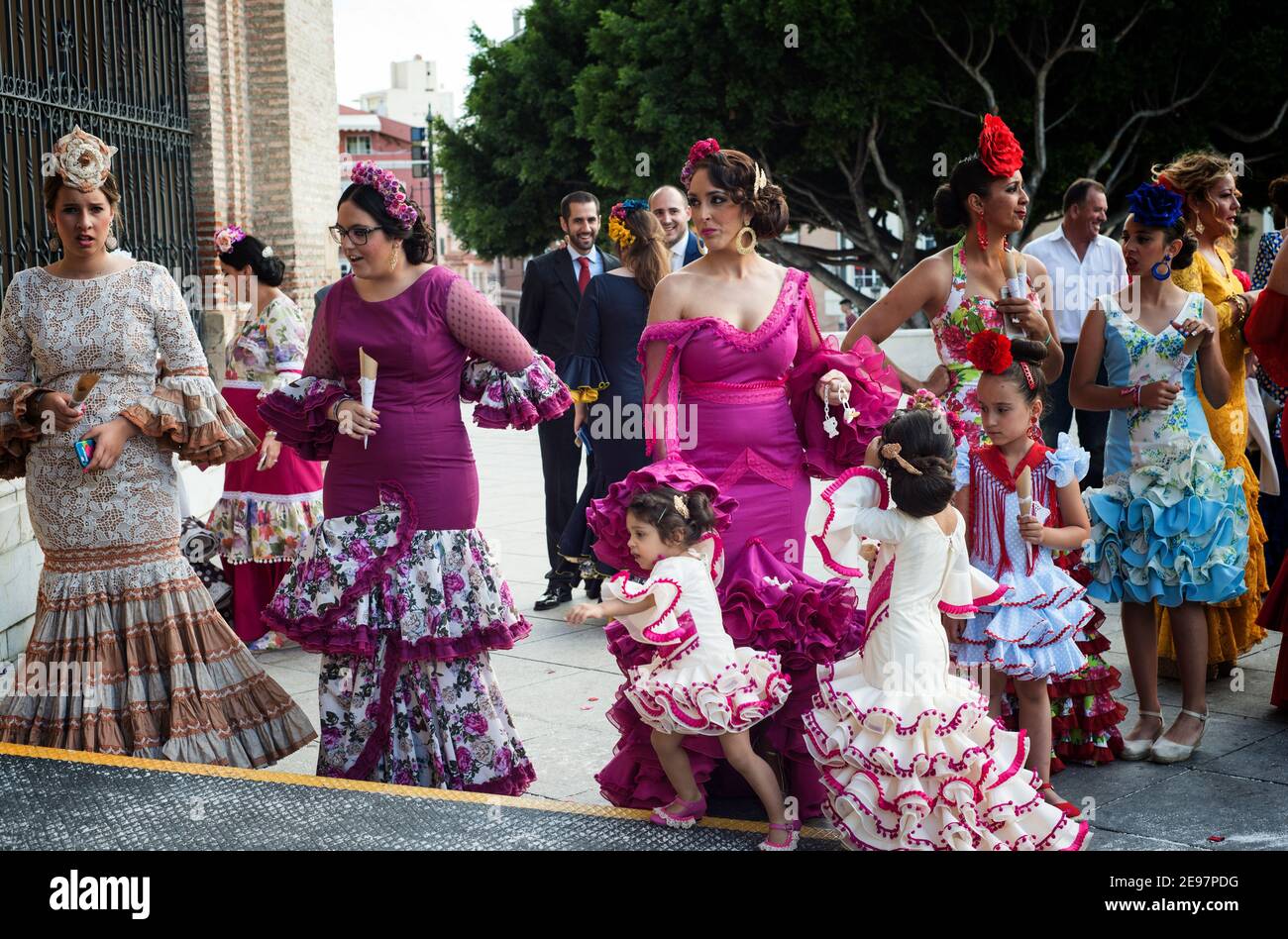SPAIN WEDDING TRADITION Stock Photo