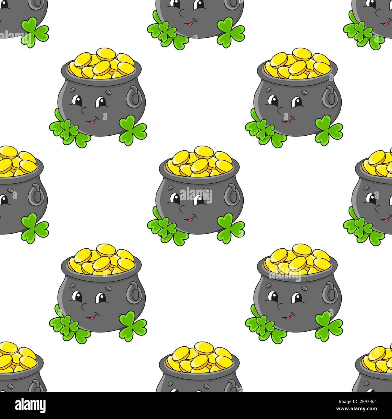 Color seamless pattern. Cartoon style. Bright design. For walpaper ...
