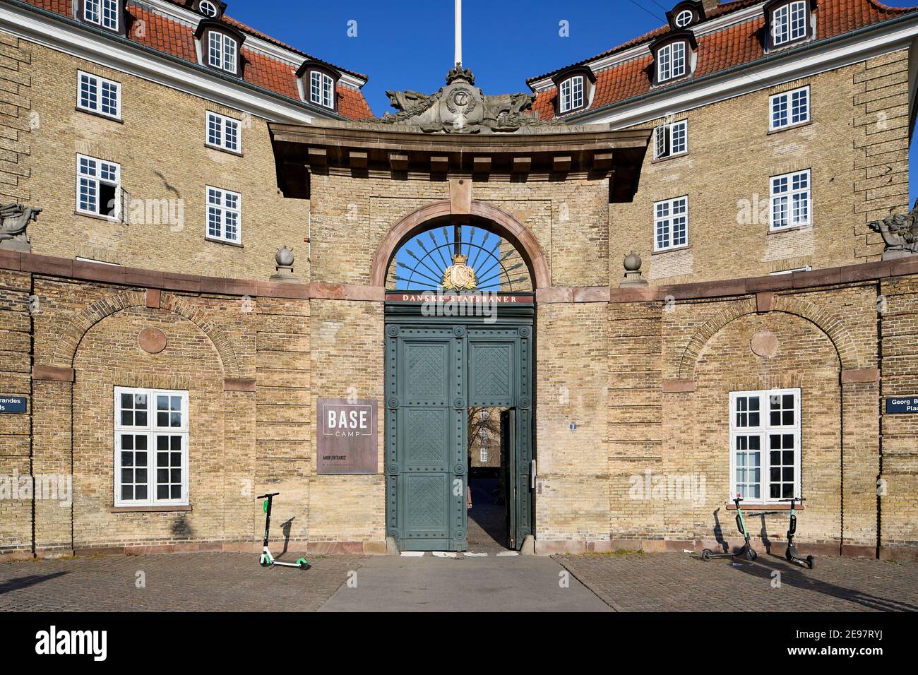 BaseCamp Sølvgade, student housing center; Georg Brandes Plads, Copenhagen, Denmark Stock Photo