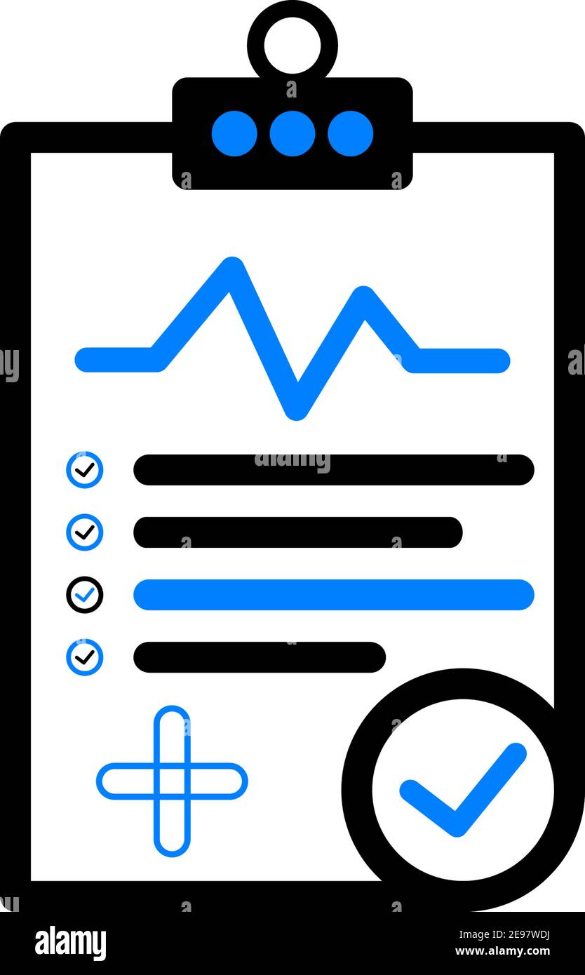 Diagnosis , health, medical, patient, Diagnostic Report Icon Stock