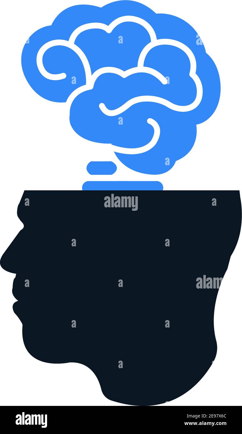 Creative human idea head icon Stock Vector Image & Art - Alamy