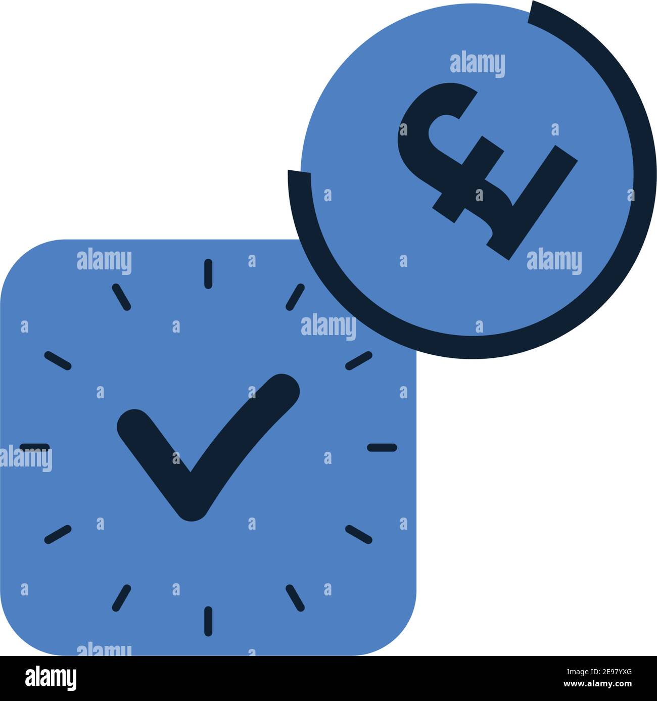 time money icon, time is money Stock Vector Image & Art - Alamy