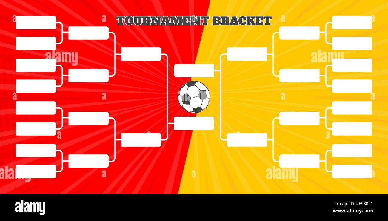 4 team tournament bracket championship template flat style design vector  illustration isolated on white background. Championship bracket schedule  for Stock Vector Image & Art - Alamy