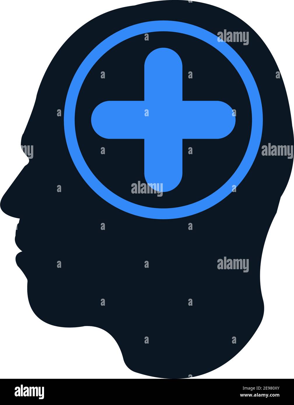 Mental health, psychiatry, psychology, therapy icon Stock Vector Image ...