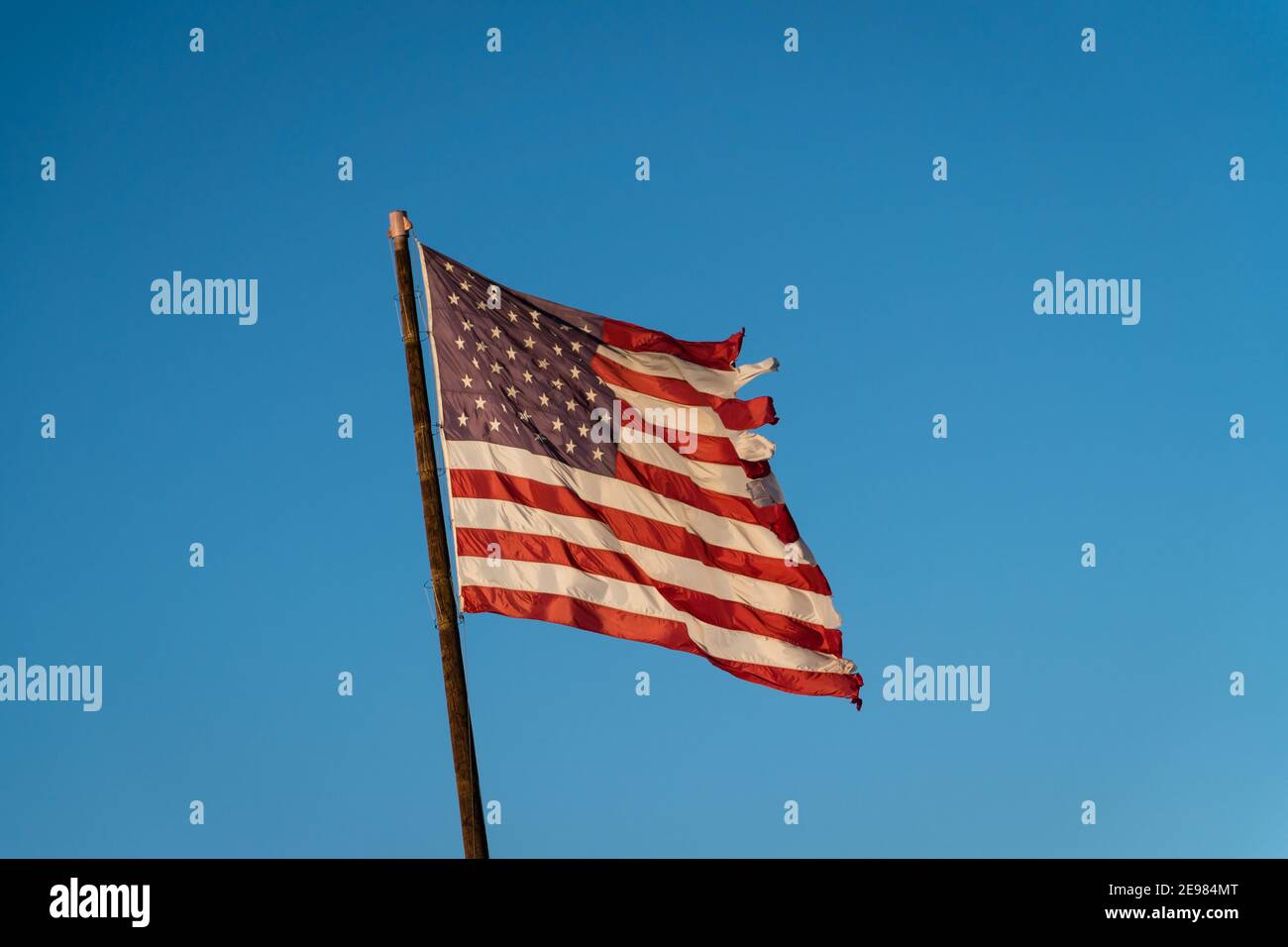 Tattered American Flag High Resolution Stock Photography and Images - Alamy