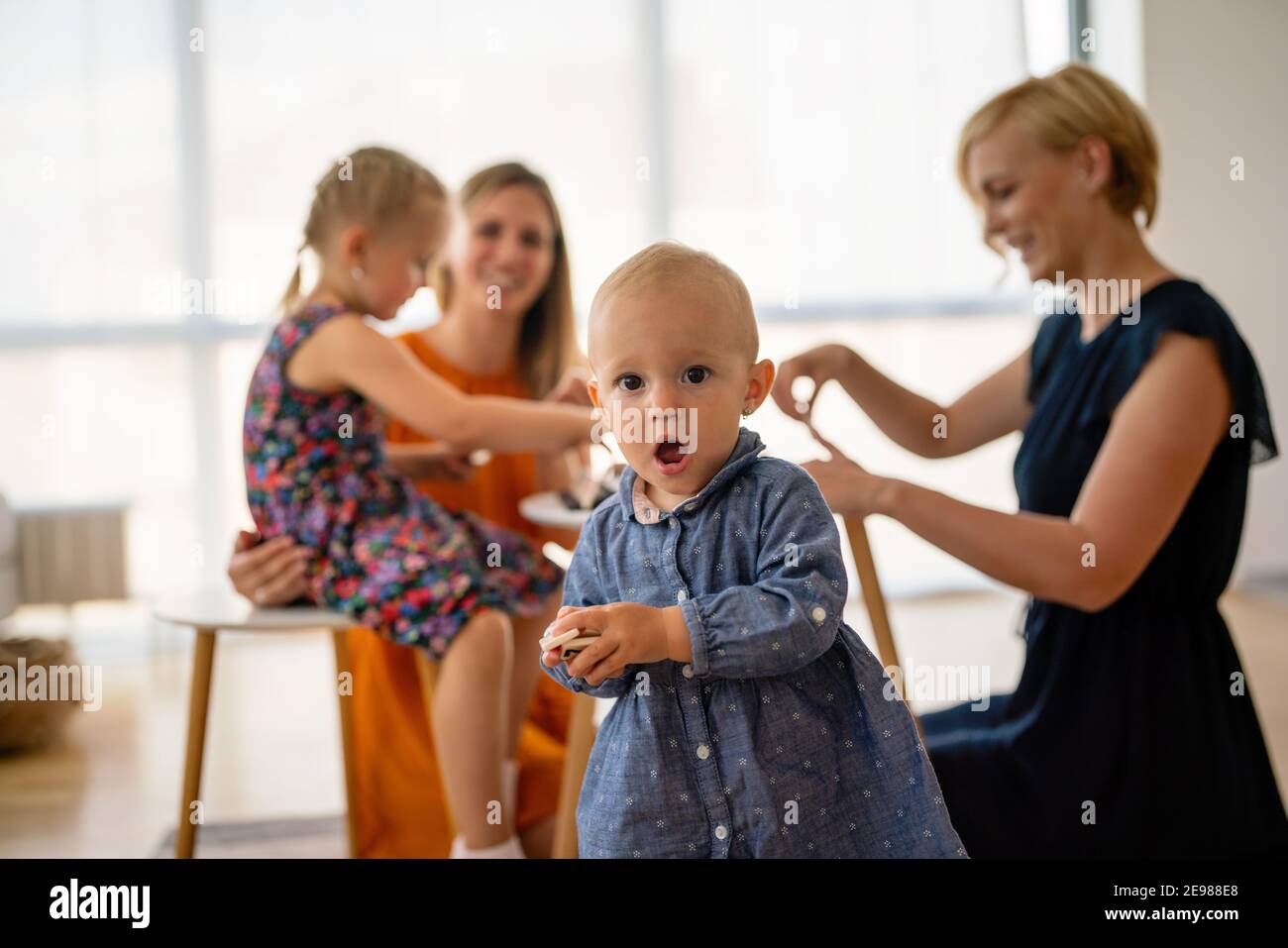 Fun and educational games to play with toddlers Stock Photo Alamy