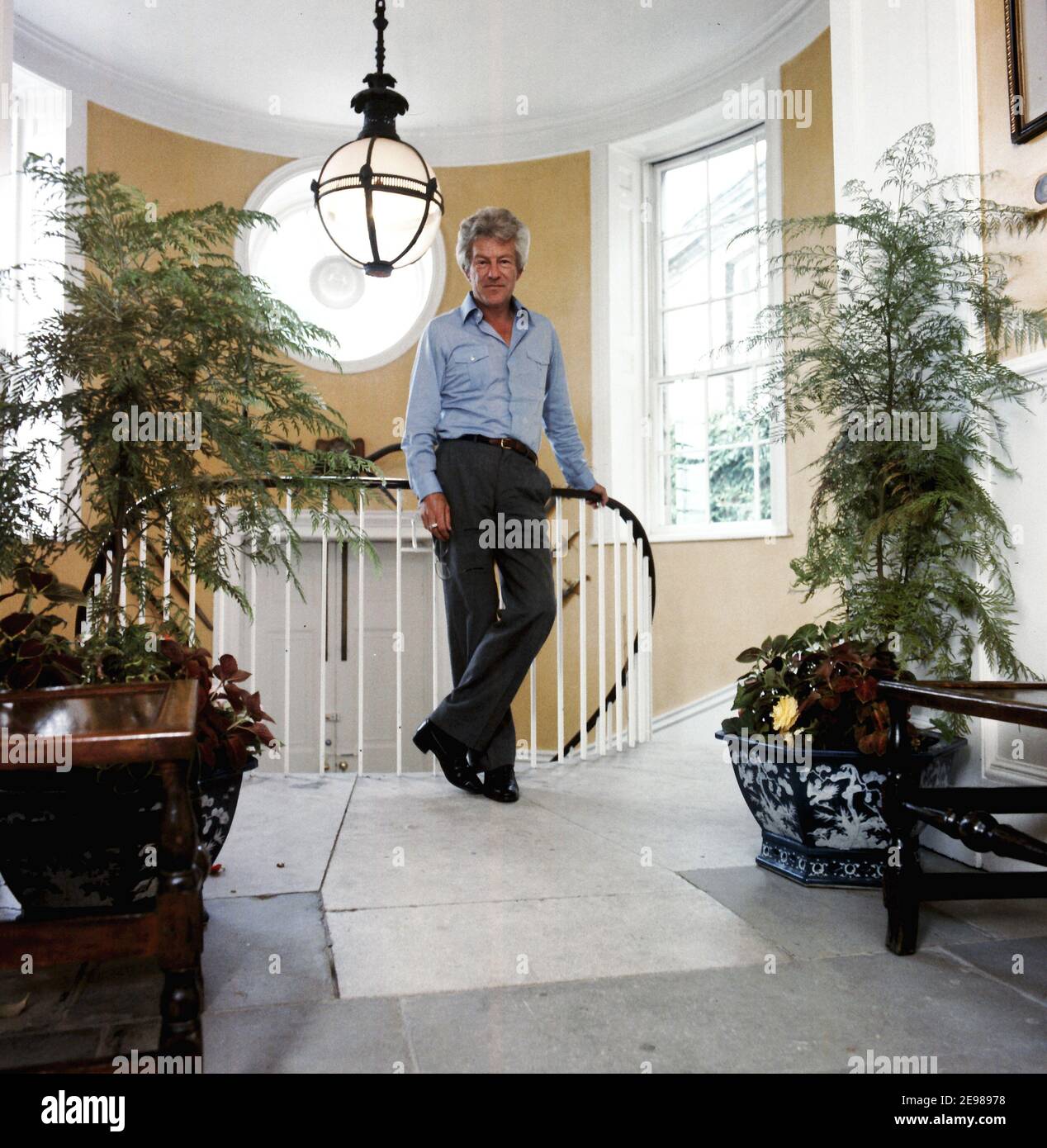 Lord Patrick Lichfield, international photographer, at his ancestral home Shugborough Hall in Staffordshire, UK, in a specially posed photograph for the photographer Des E Gershon Stock Photo
