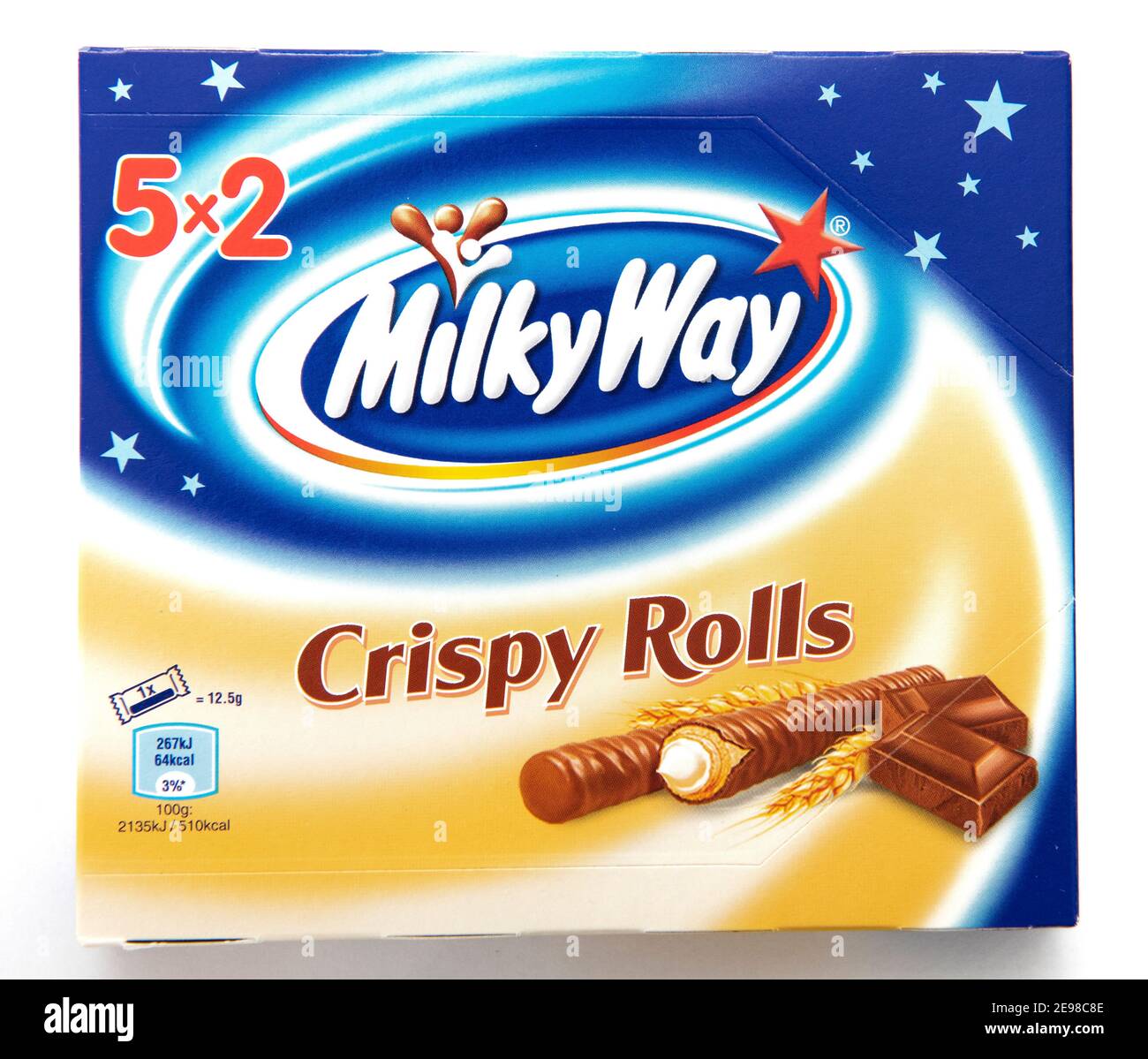 Milky way Crispy rolls Stock Photo - Alamy