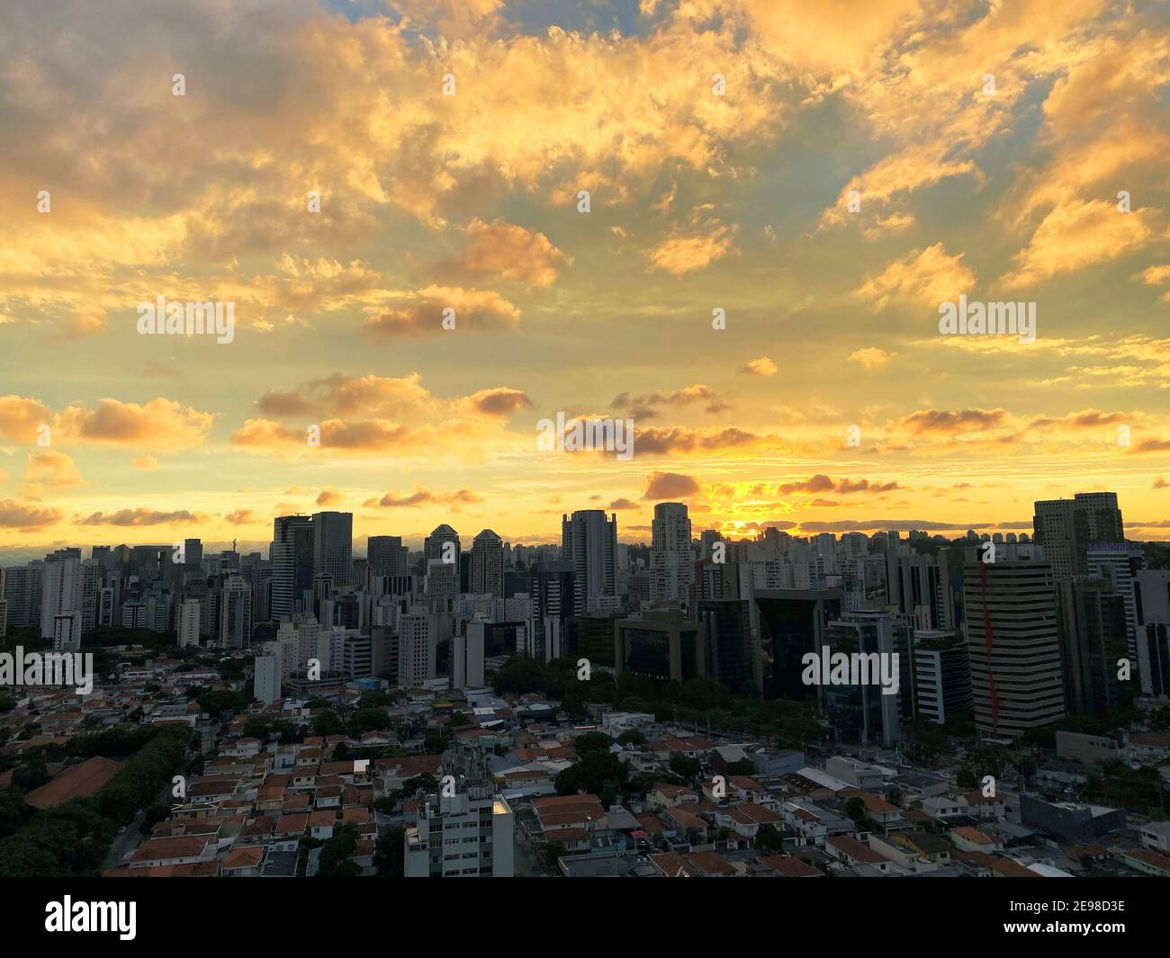Beautiful Sao Paulo skyline sunset, Brazil Stock Photo - Alamy