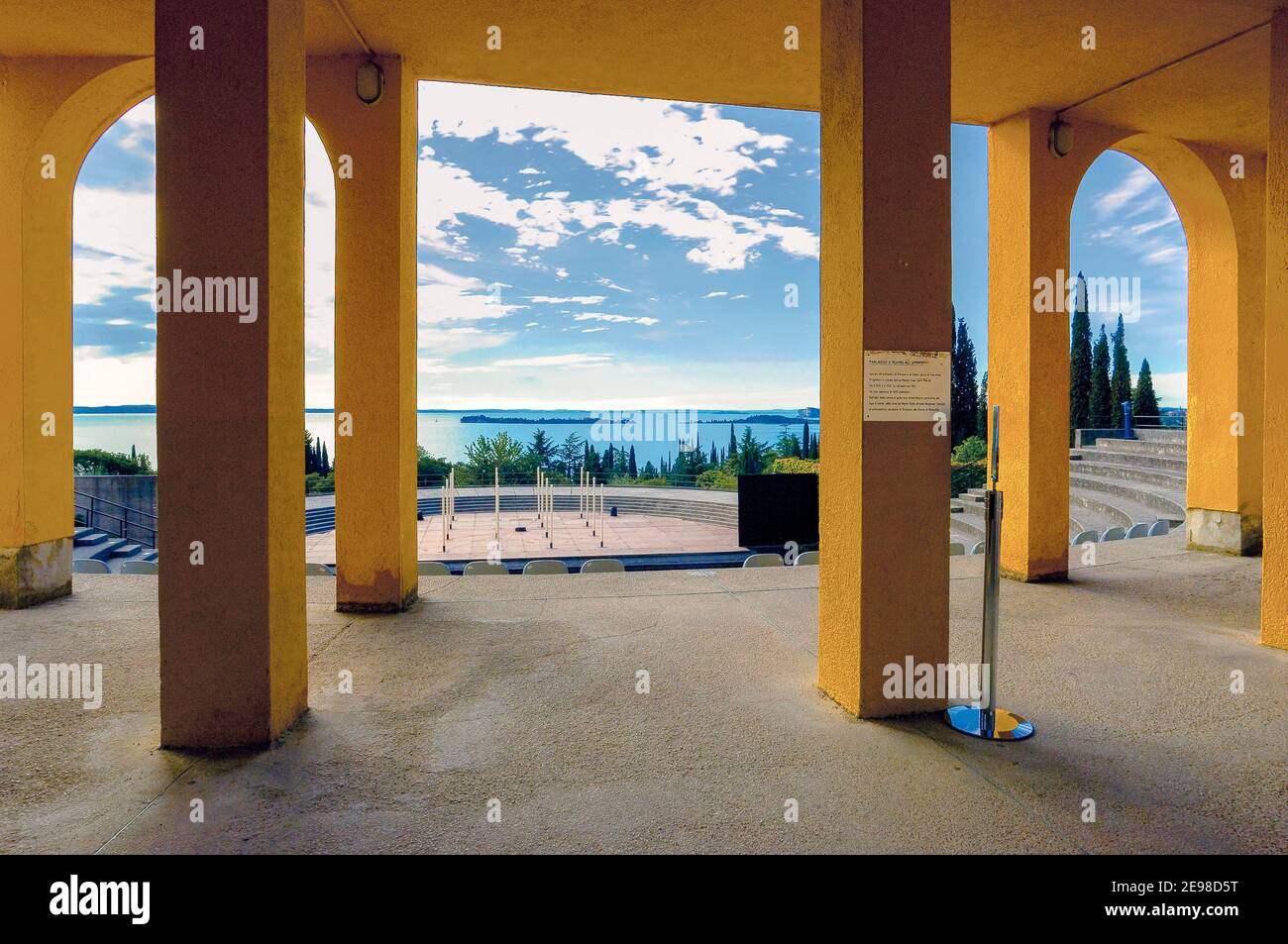 Italy Lombardia Gardone Riviera Vittoriale degli Italiani - The theatre Stock Photo