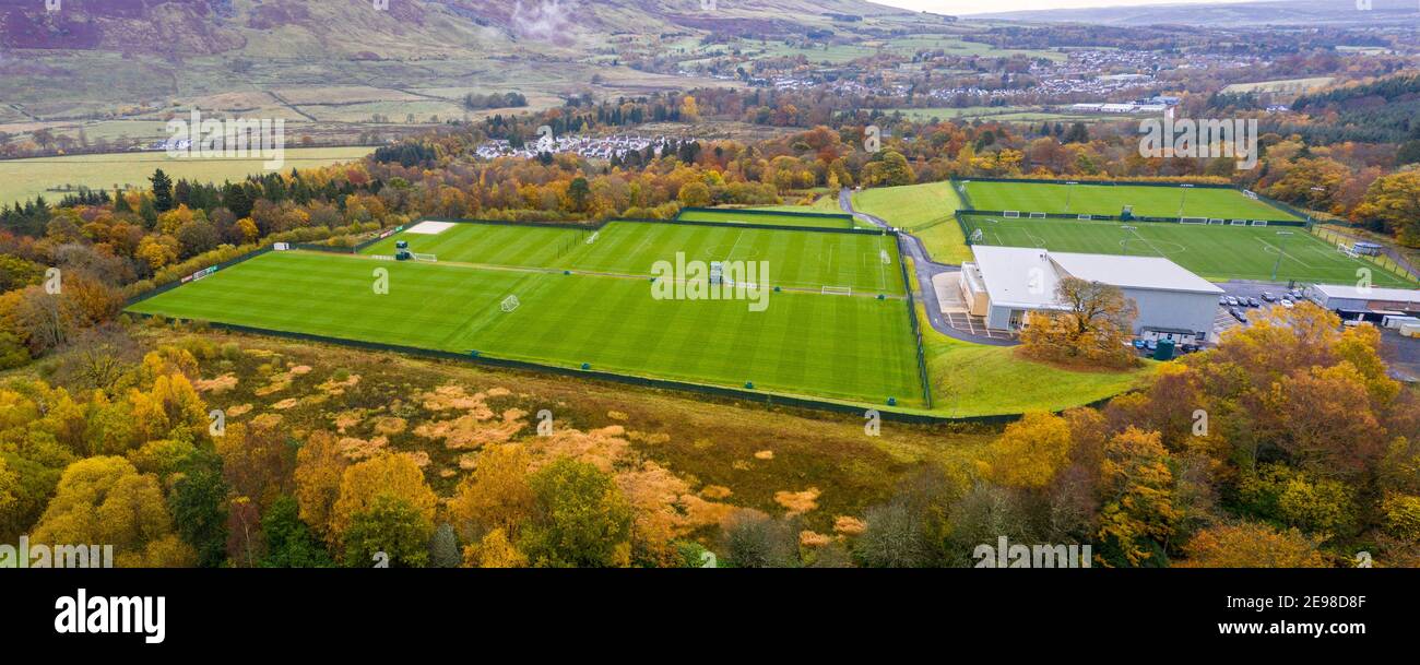Celtic FC, Lennoxtown training Ground, Lennoxtown, Scotland, UK Stock Photo