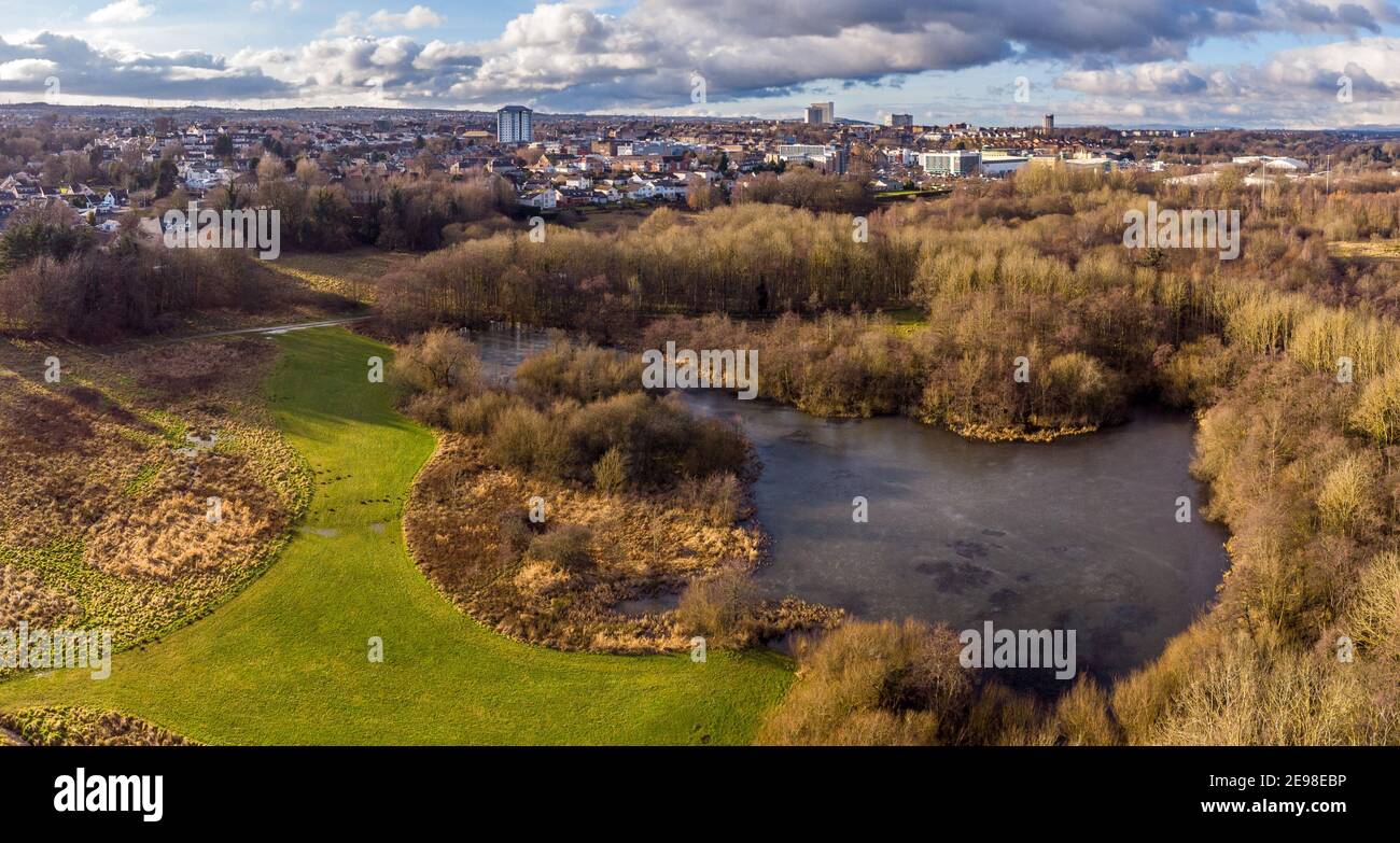River Avon, Motherwell, South Lanarkshire, Scotland, UK Stock Photo Alamy