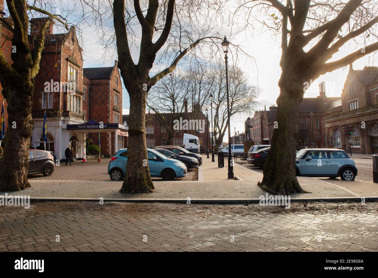 Station road Stoke on Trent Stock Photo Alamy