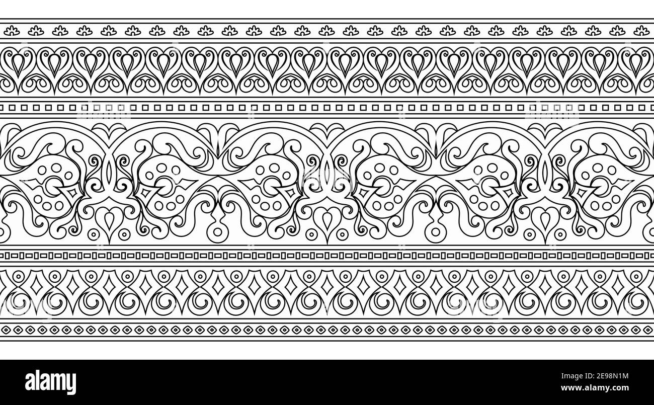 Vector ethnic hand drawn ornamental background Stock Vector Image & Art ...
