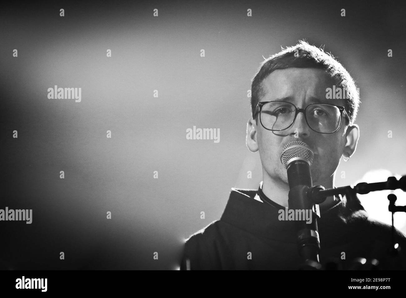 Hot Chip performing live on stage at Brixton O2 Academy Stock Photo - Alamy