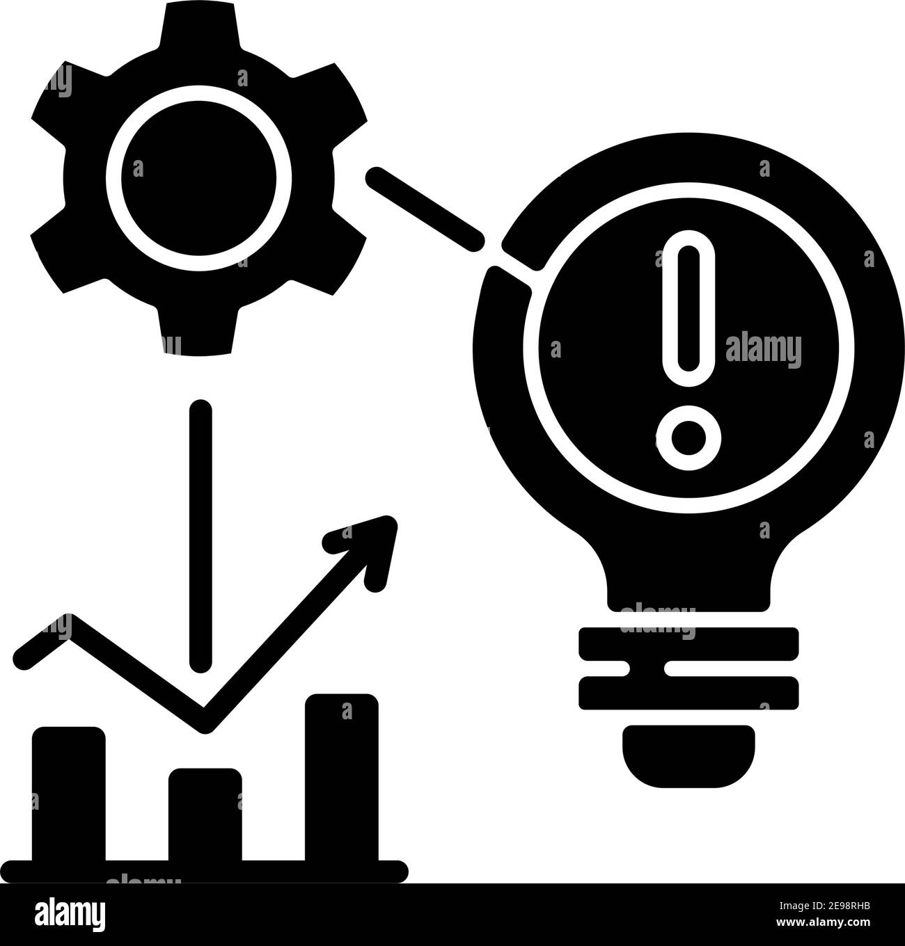 Identifying problems black glyph icon Stock Vector Image & Art - Alamy