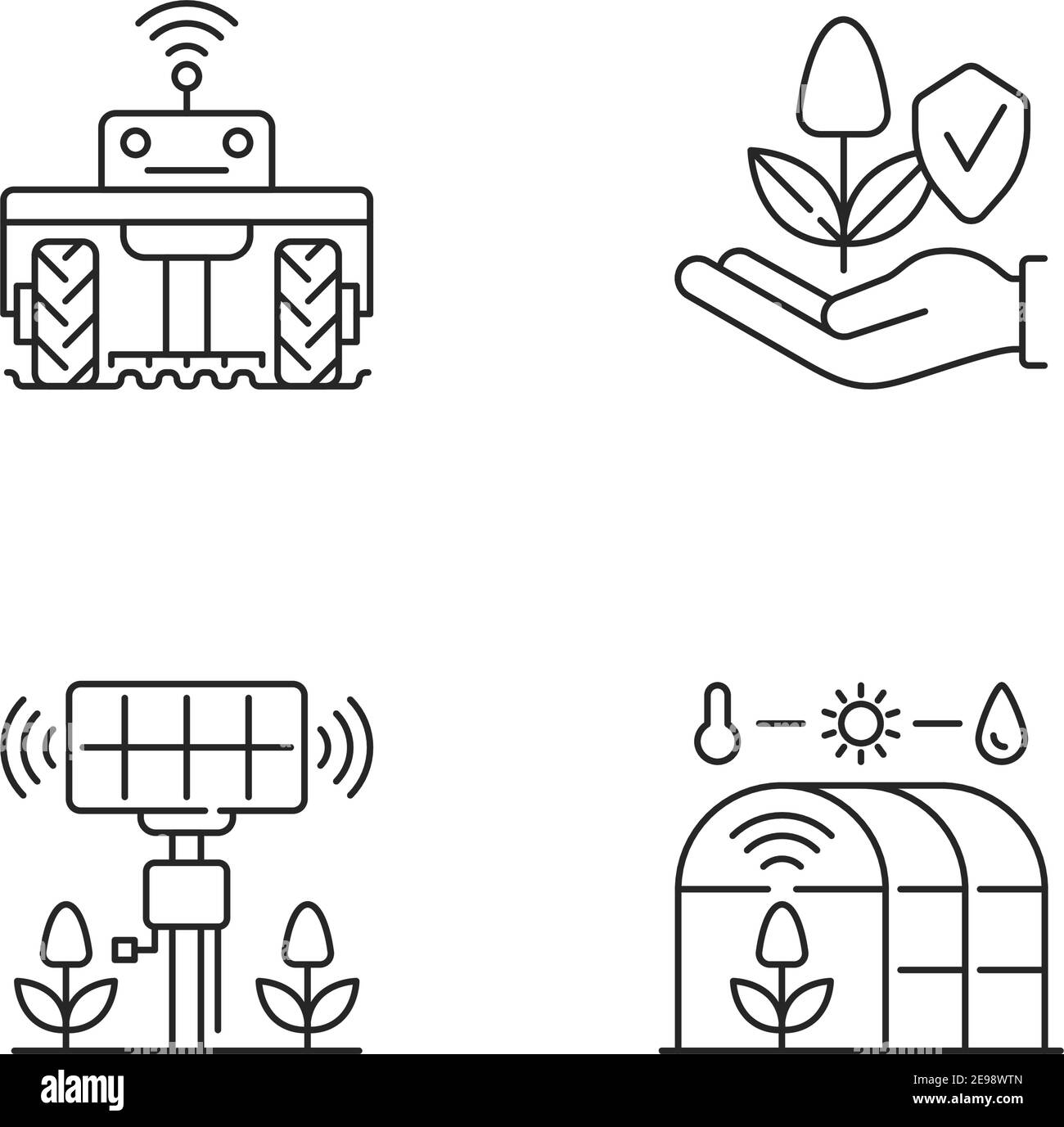 Smart farming iot Black and White Stock Photos & Images - Alamy
