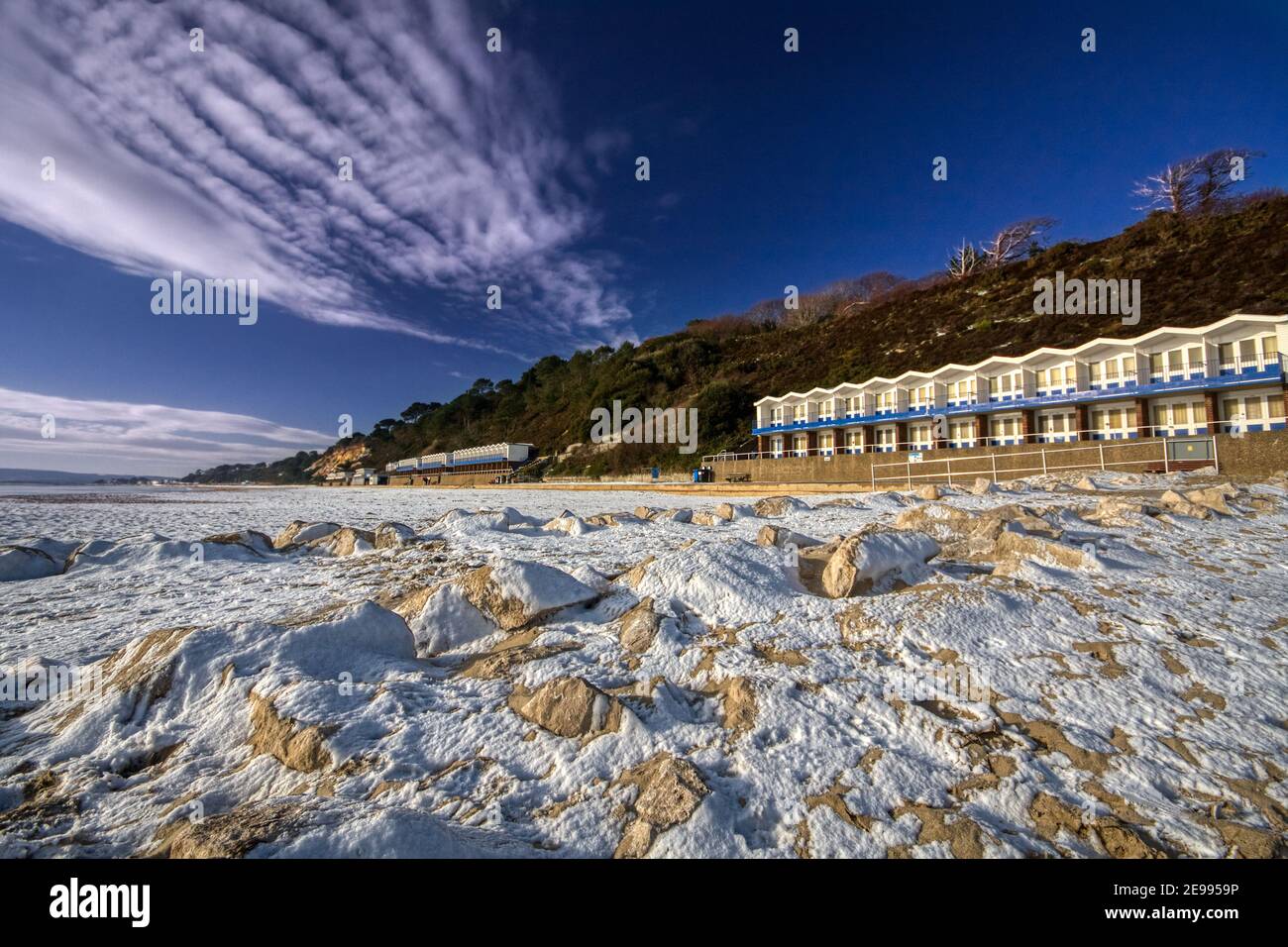 The Fourth Dimension - Adding Snow to the Sun, Sea and Sand Stock Photo