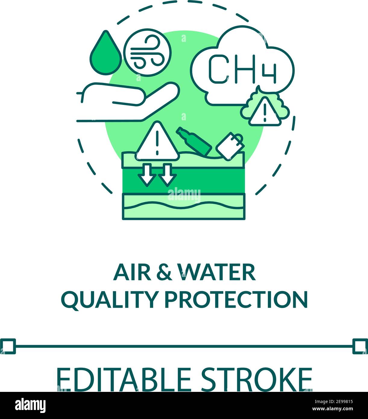 Waste water quality Stock Vector Images - Alamy