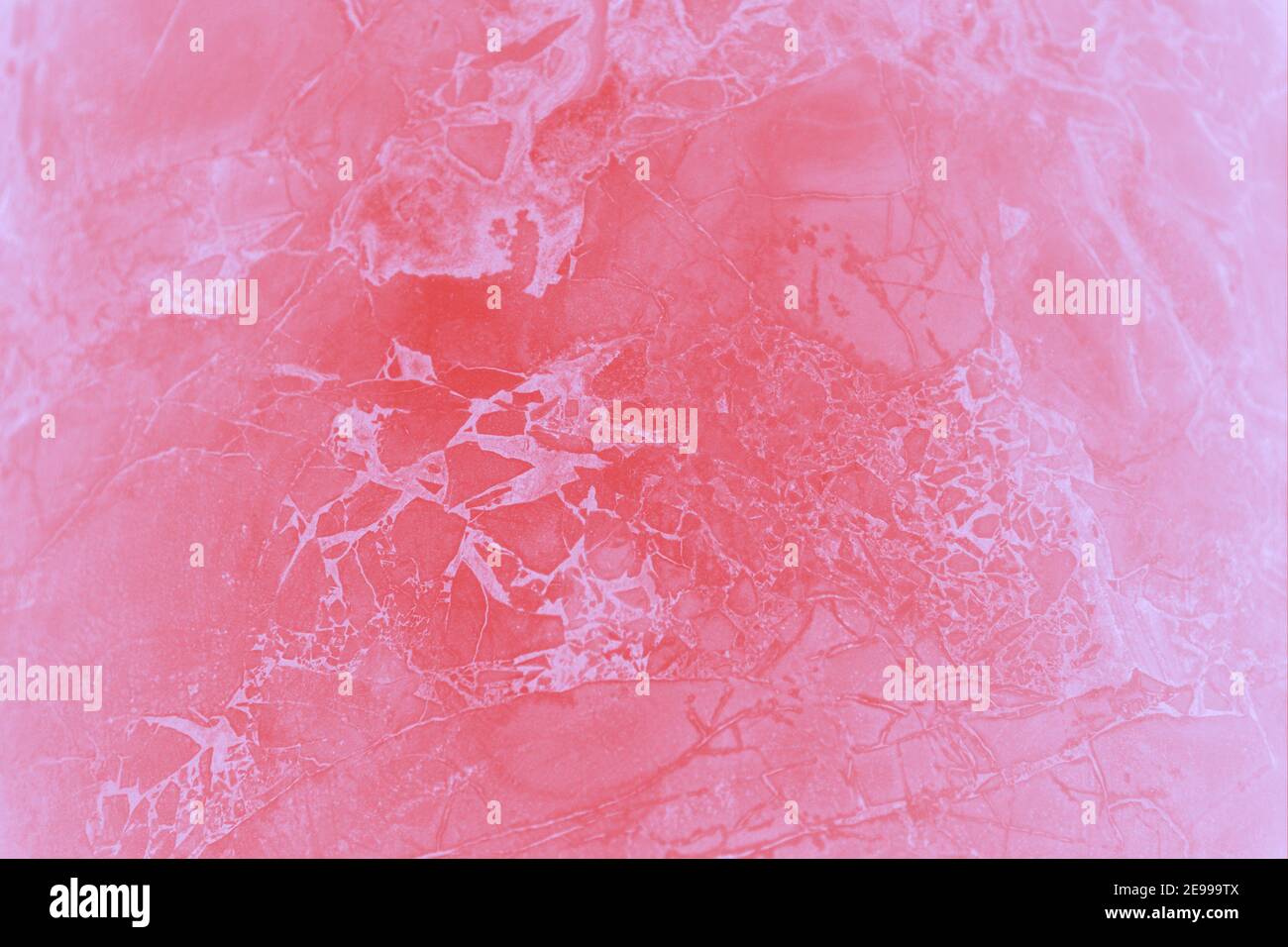 Pink coral gradient wall with marble pattern Stock Photo