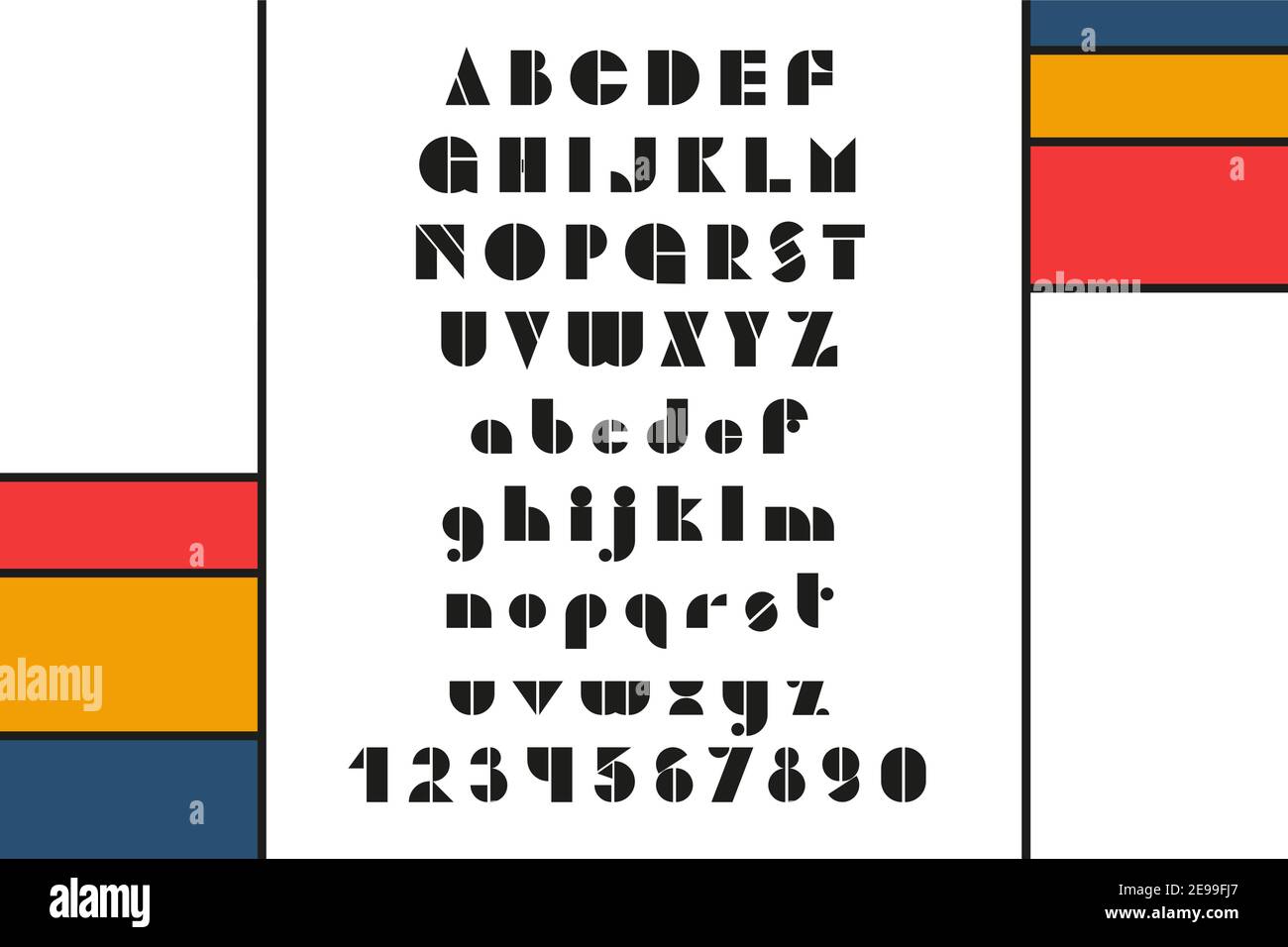 poster: universal alphabet by herbert bayer | bauhaus-shop