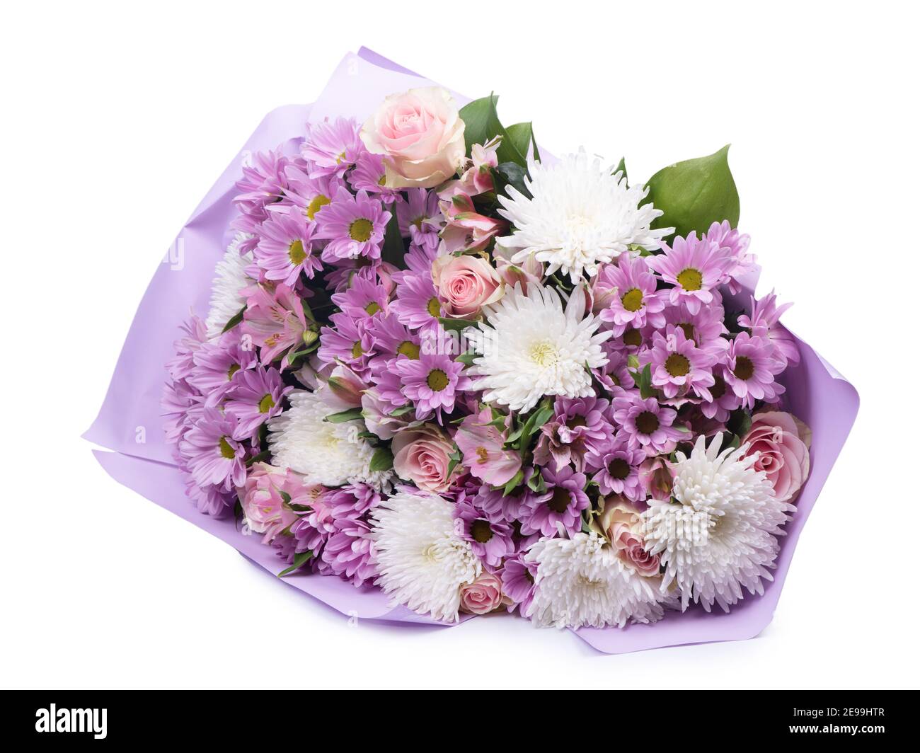 Bouquet of wild flowers isolated on white background Stock Photo - Alamy