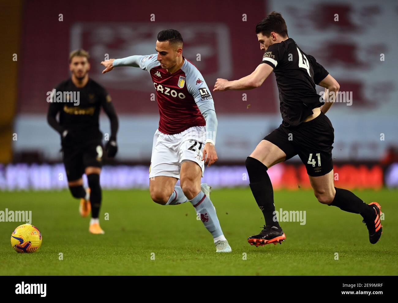 Declan rice 2021 aston villa hi-res stock photography and images - Alamy