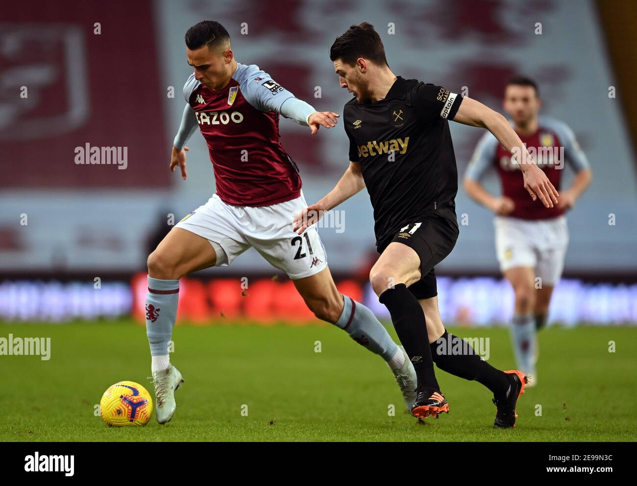 Declan rice 2021 aston villa hi-res stock photography and images - Alamy