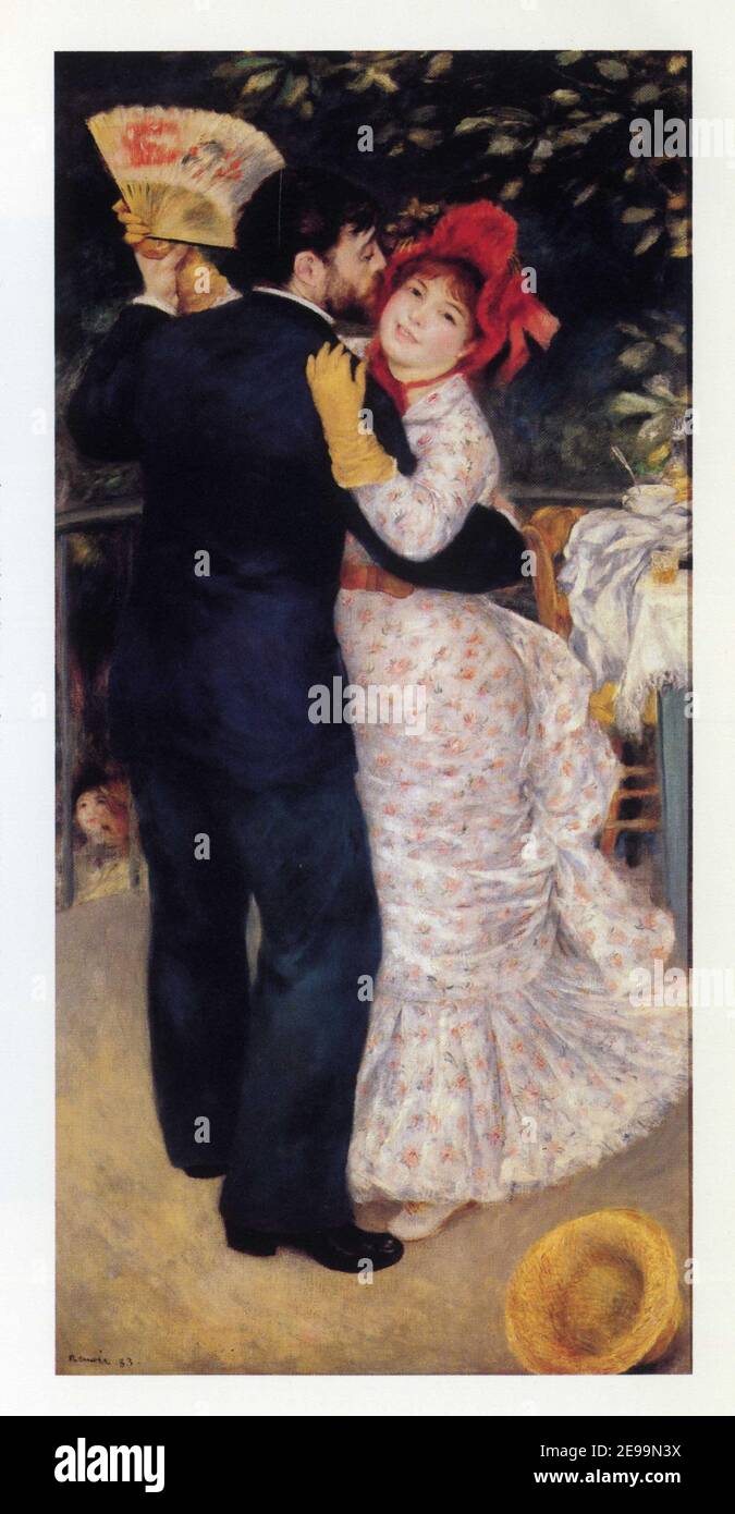 Pierre-Auguste Renoir. 1841-1919. La Danse à la campagne. 1883. Toile Stock Photo