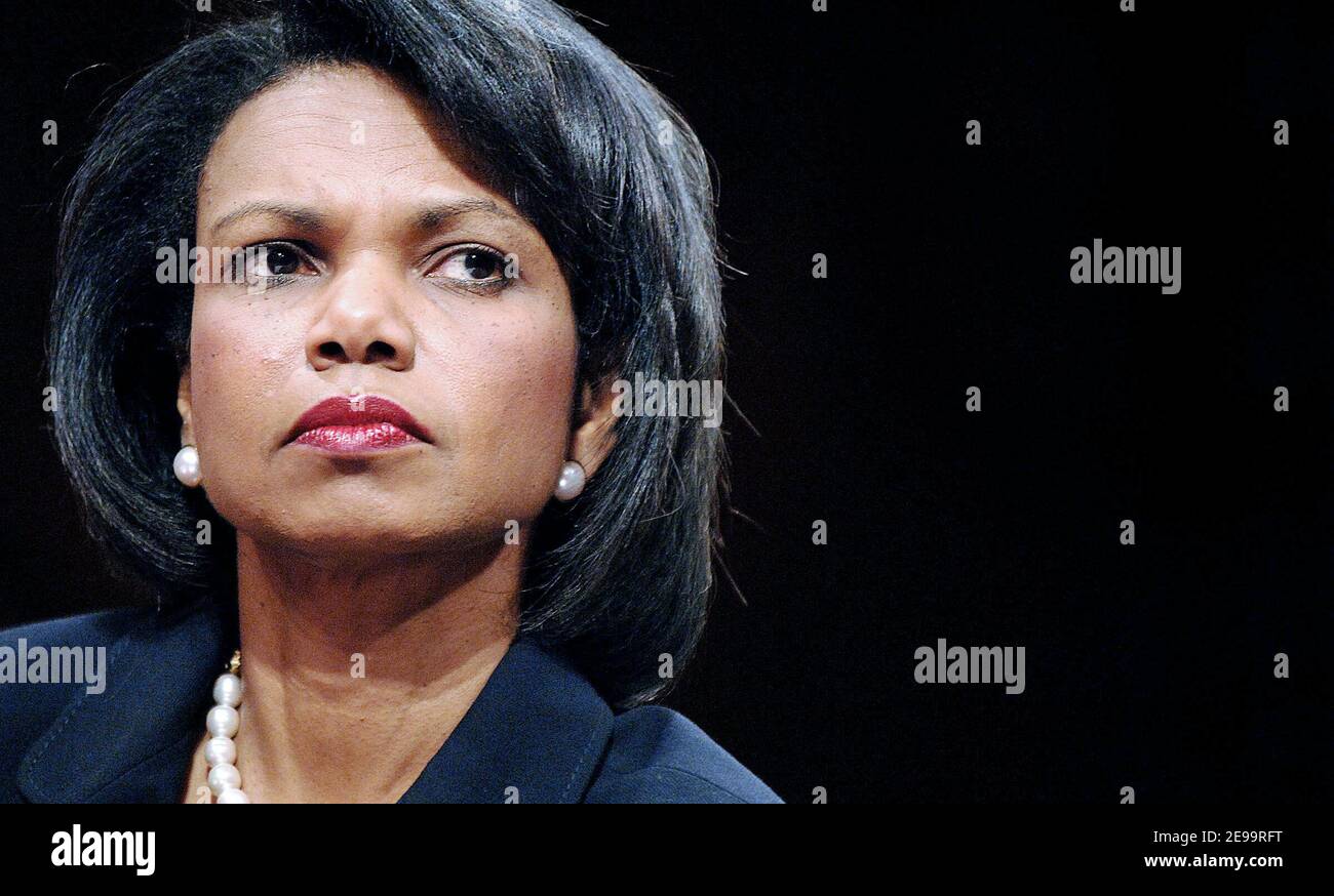 Jill Rice State Senate Secretary of State Condoleezza Rice testifies at a Senate Relations ...