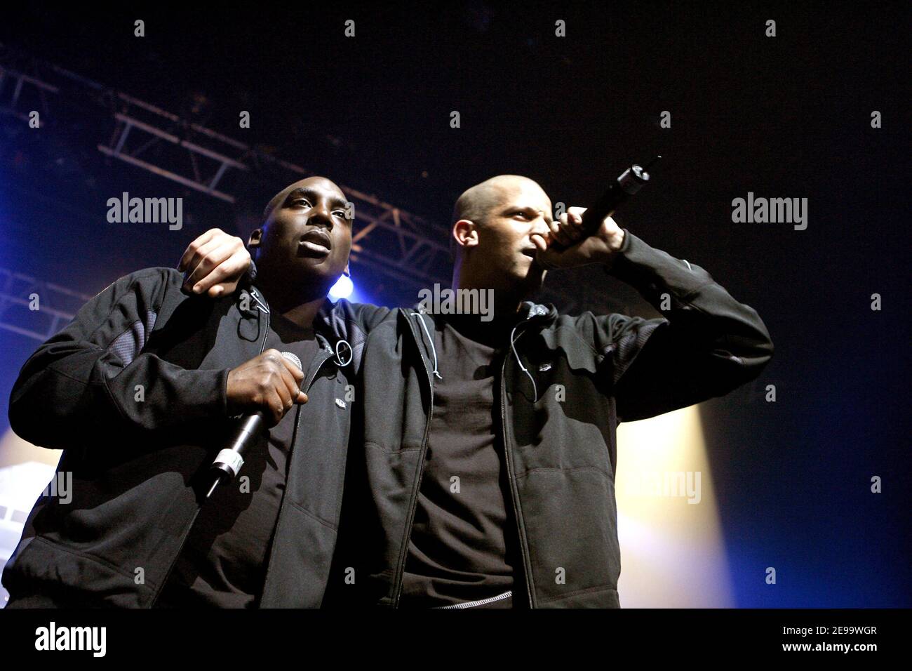 Members of Los Aldeanos, an underground Rap Cubano music group, perform  during a private concert held in Nuevo Vedado, Havana, Cuba Stock Photo -  Alamy