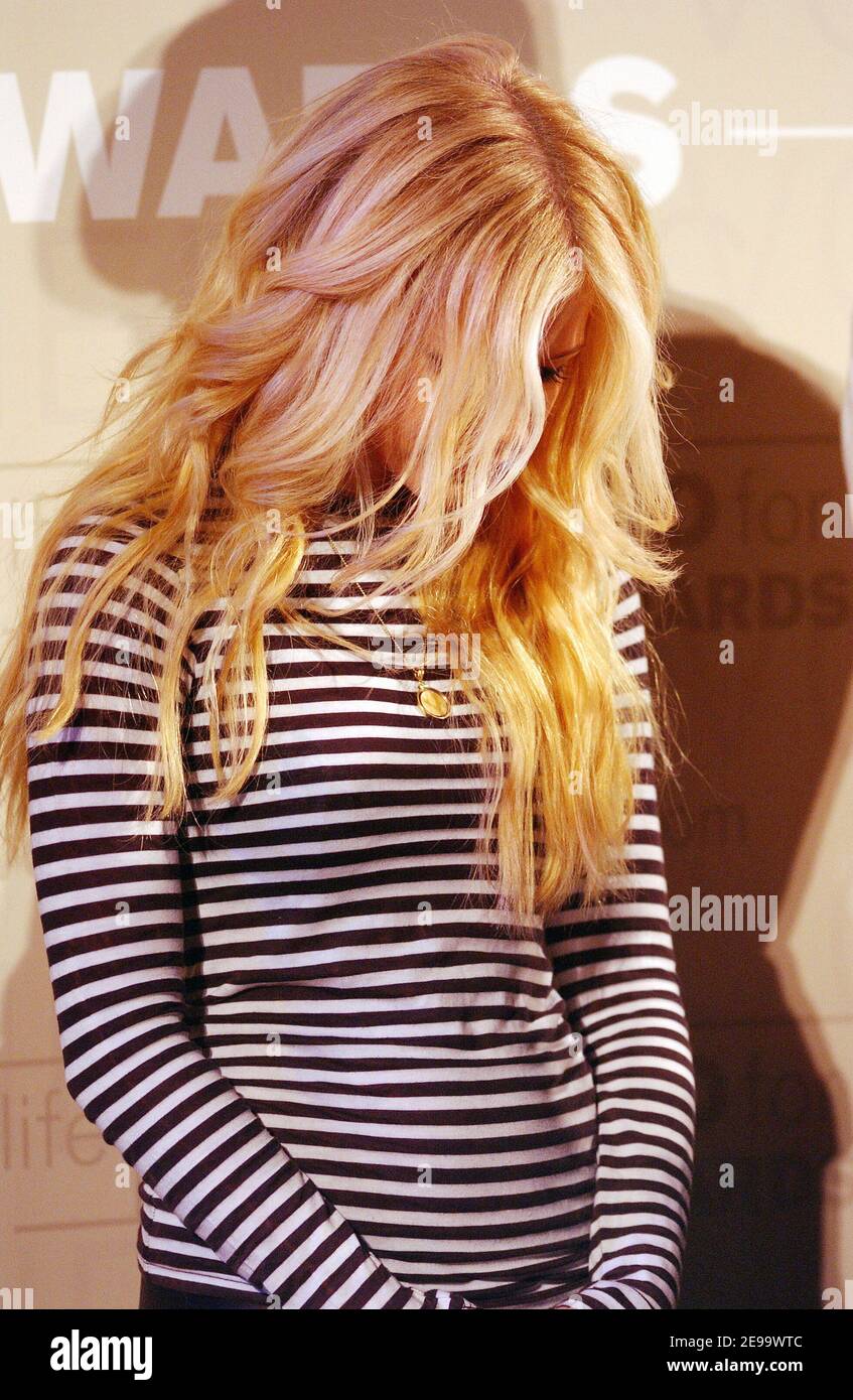 Canadian singer Avril Lavigne arrives at the '4th Annual Volvo for Life