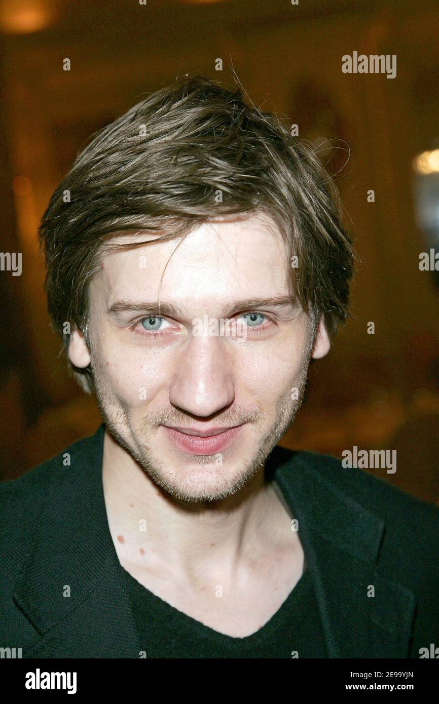 French actor Stanislas Merhar attends the 'Carte Noire Cine Roman' ceremony at hotel Plaza Athenee in Paris, France on April 23, 2006. Photo by Laurent Zabulon/ABACAPRESS.COM Stock Photo