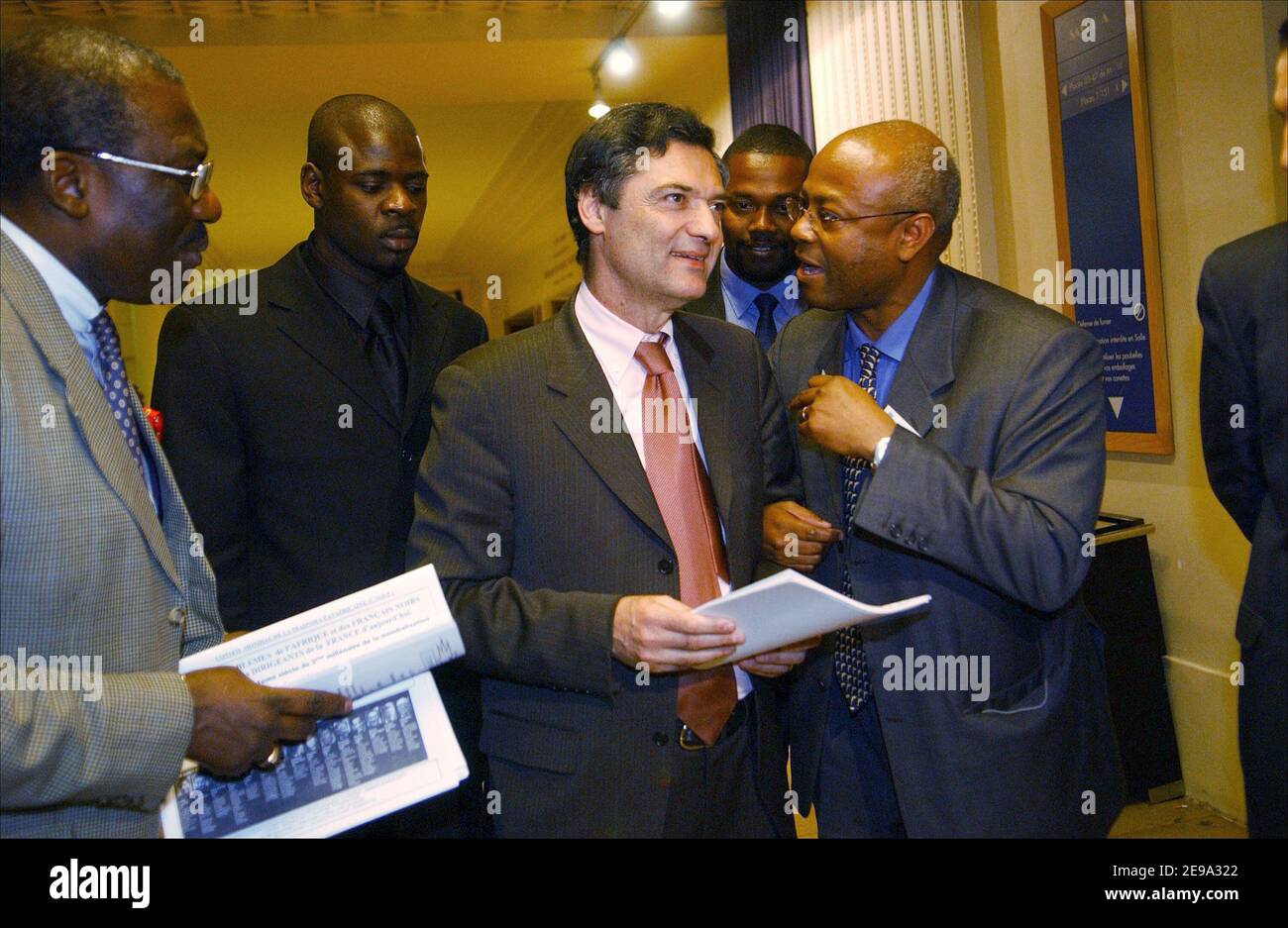Patrick Devedjian. Reunion du conseil representatif des associations noires a la Maison de la Mutualite. Paris, le 29/04/2006. Axelle de Russe/ABACAPRESS.COM Stock Photo