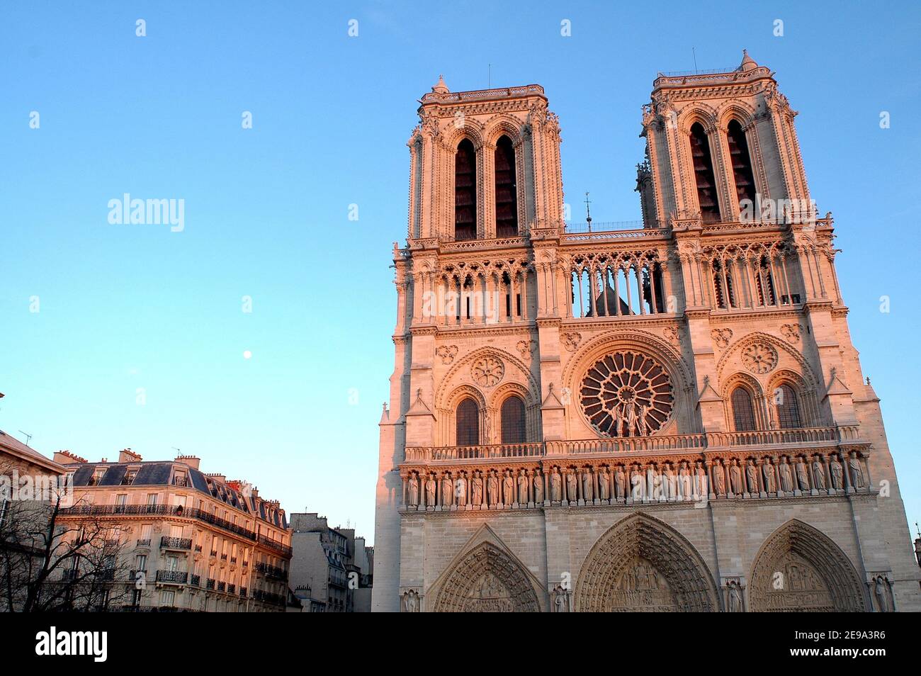 Illustration Of The Cathedral Of Notre Dame In Paris France In 2006