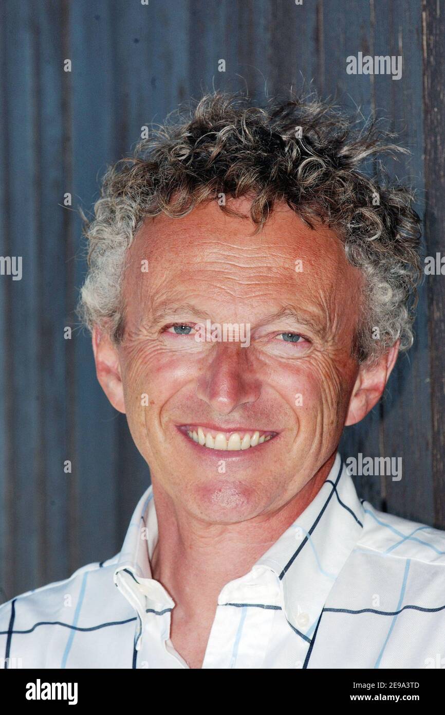 French Tv journalist Nelson Monfort poses during the first International Tv Festival of Djerba in Djerba, Tunisia, on April 30, 2006. Photo by Bruno Klein/ABACAPRESS.COM Stock Photo