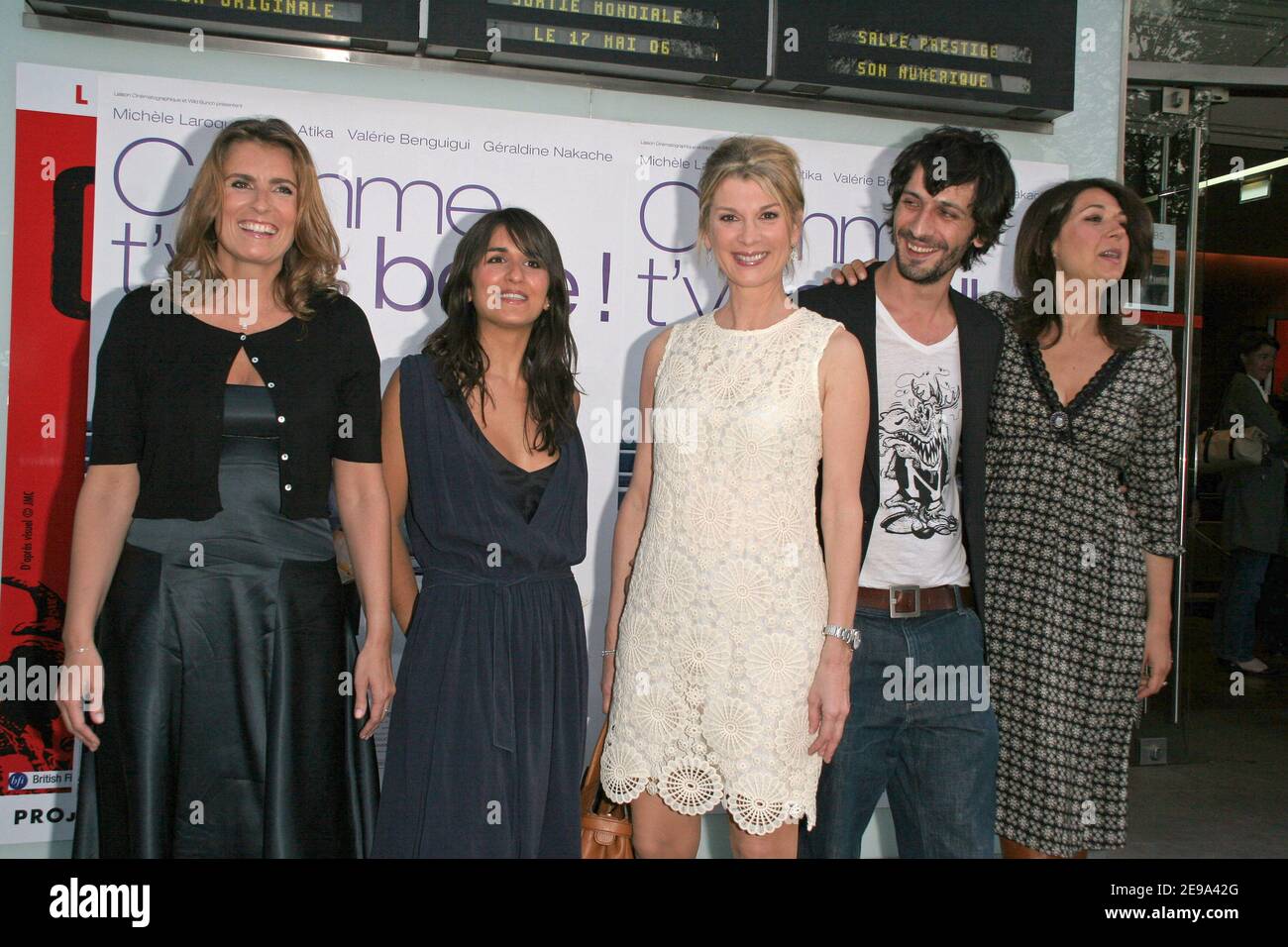 Director Lisa Azuelos, actors Geraldine Nakache, Michele Laroque, David Kammenos and Valerie