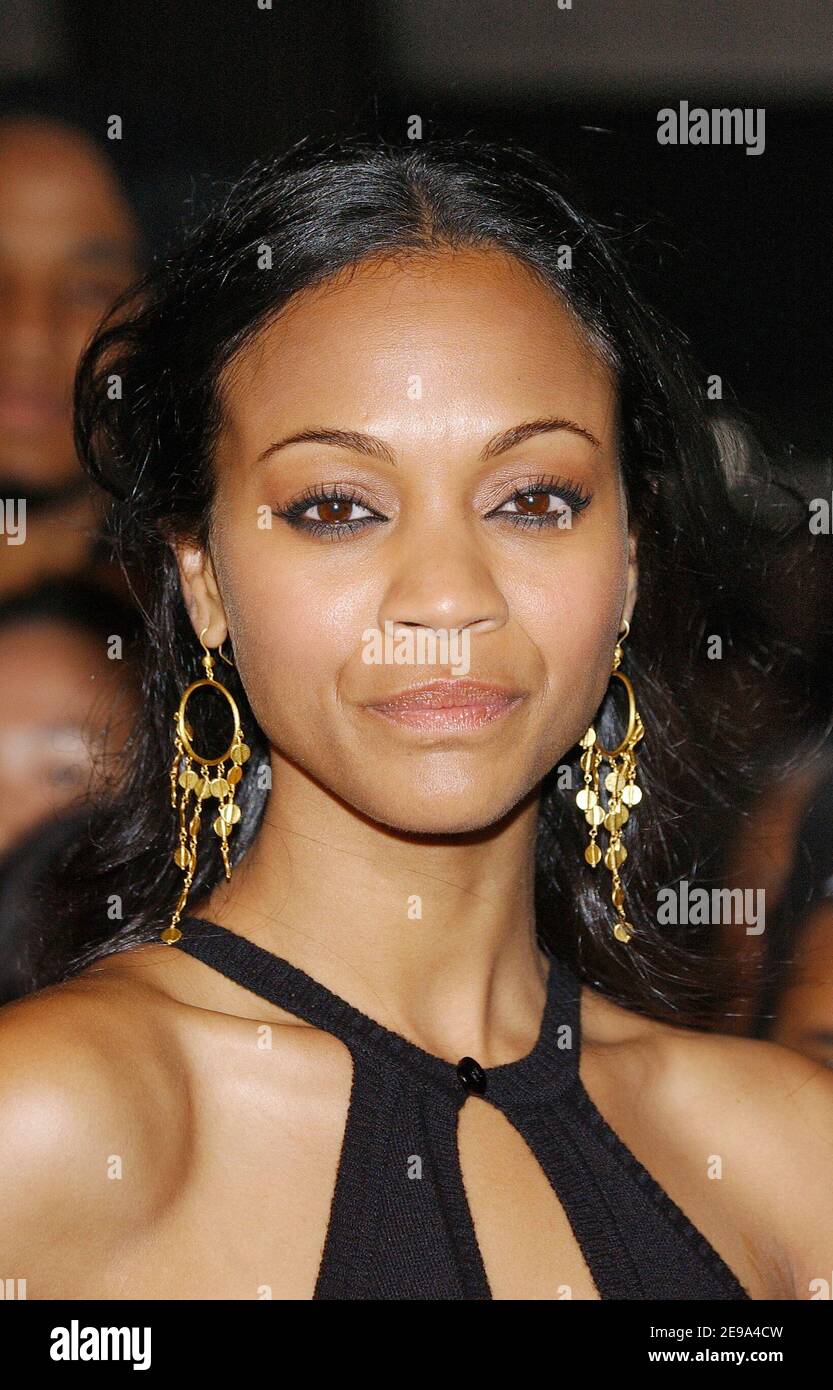 Actress Zoe Saldana arrives at the 