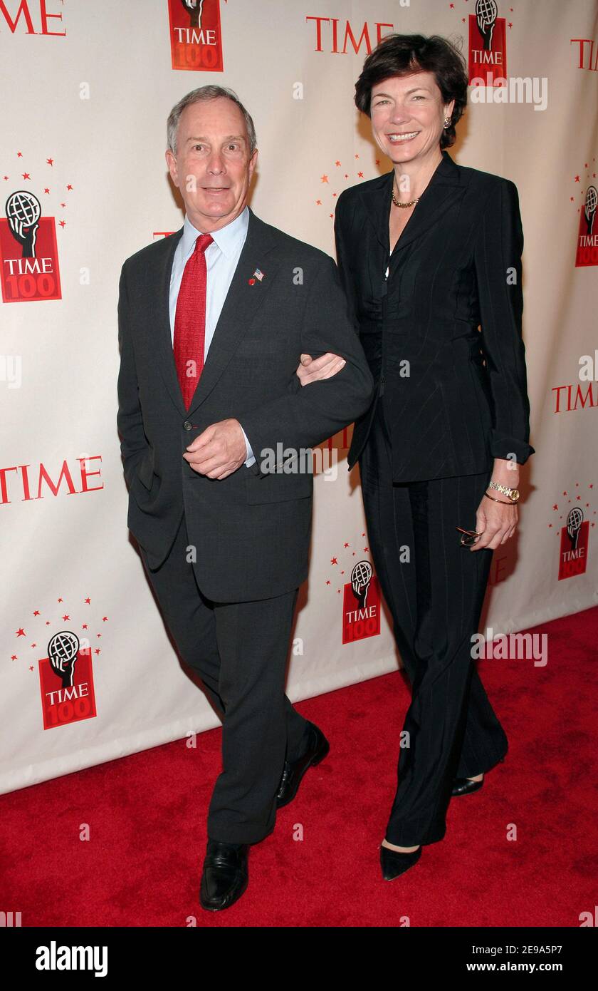 Mayor Michael Bloomberg and his girlfriend Diana Taylor arrive at Time