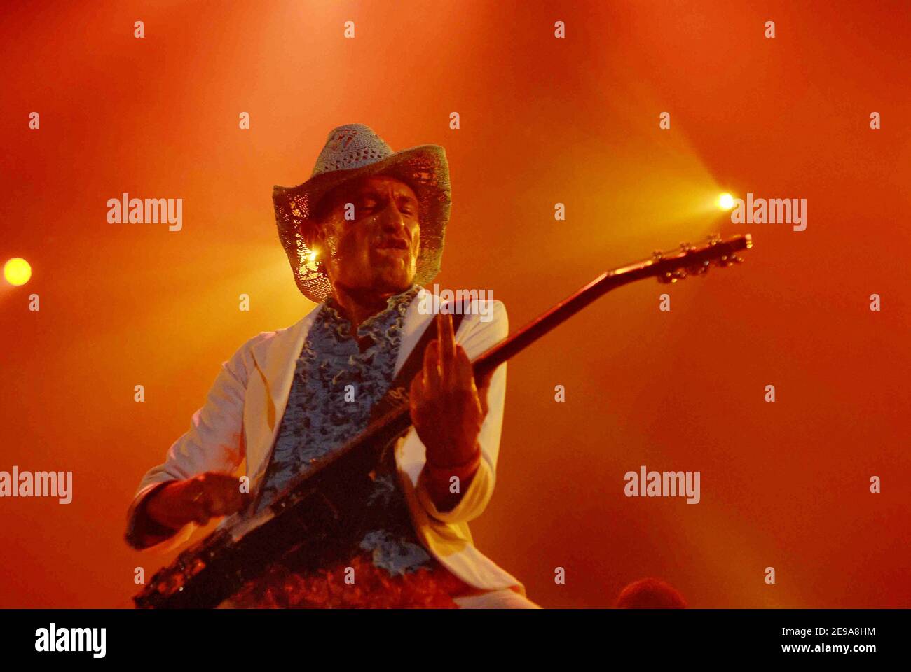French rock band 'Les Wampas' performs live on stage at Le Zenith, in Paris, France, on May 11, 2006. Photo by Bruno Klein/ABACAPRESS.COM. Stock Photo