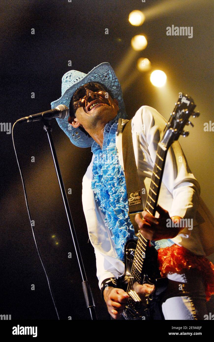 French rock band 'Les Wampas' performs live on stage at Le Zenith, in Paris, France, on May 11, 2006. Photo by Bruno Klein/ABACAPRESS.COM. Stock Photo